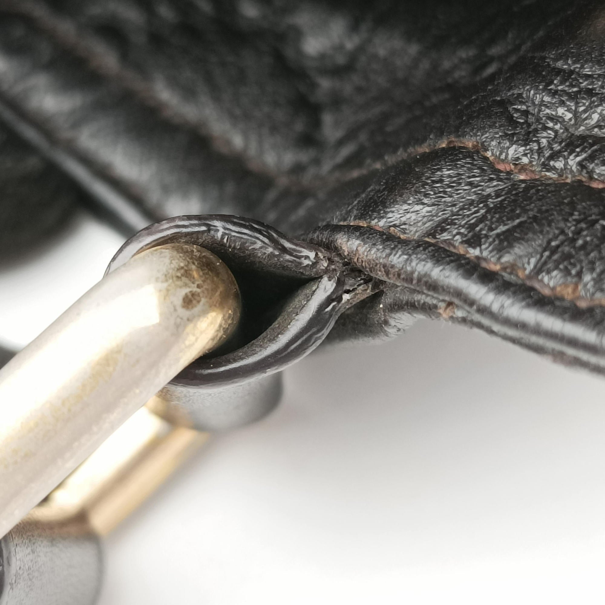 Secondhand Gucci GG Imprime messenger Black Leather 201446 shoulderbag | stylenewstar