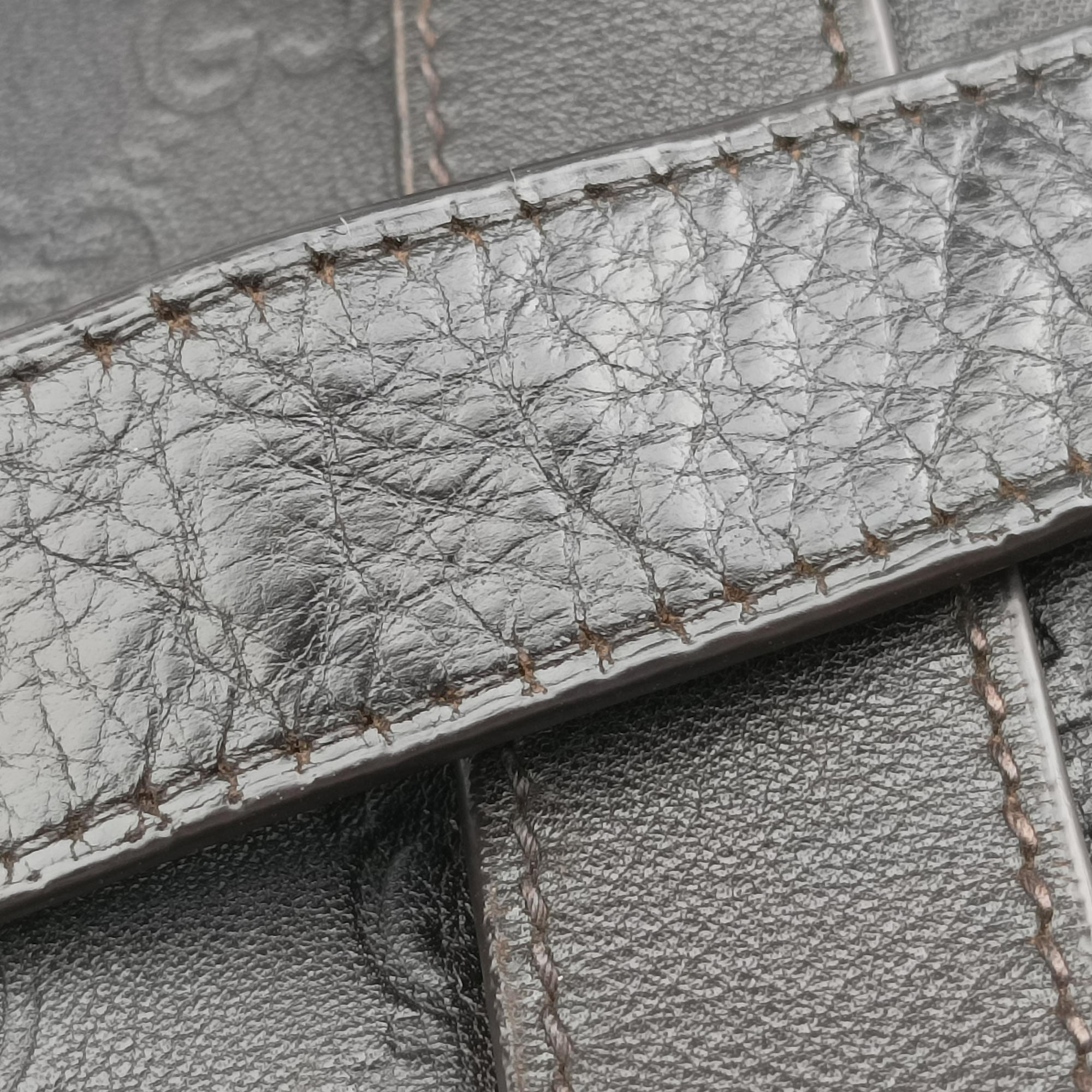 Secondhand Gucci GG Imprime messenger Black Leather 201446 shoulderbag | stylenewstar