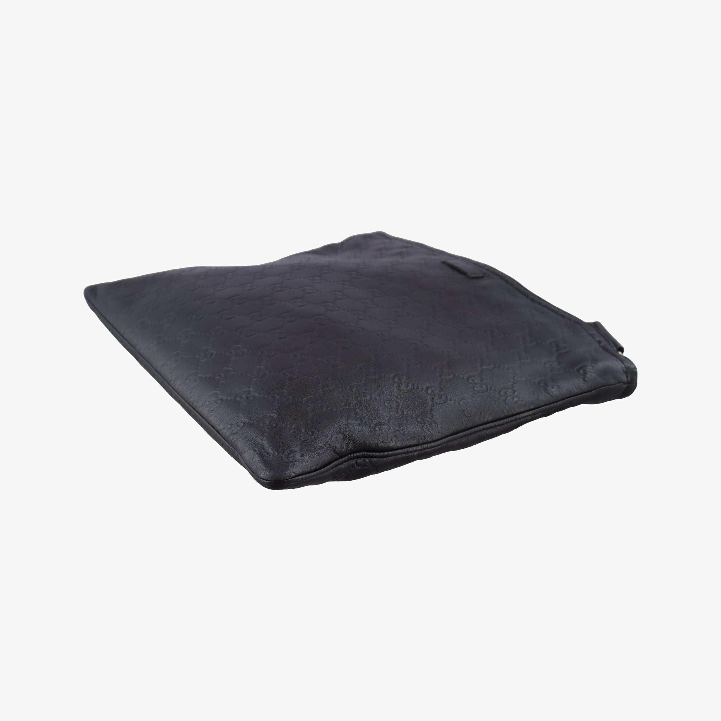 Secondhand Gucci GG Imprime messenger Black Leather 201446 shoulderbag | stylenewstar