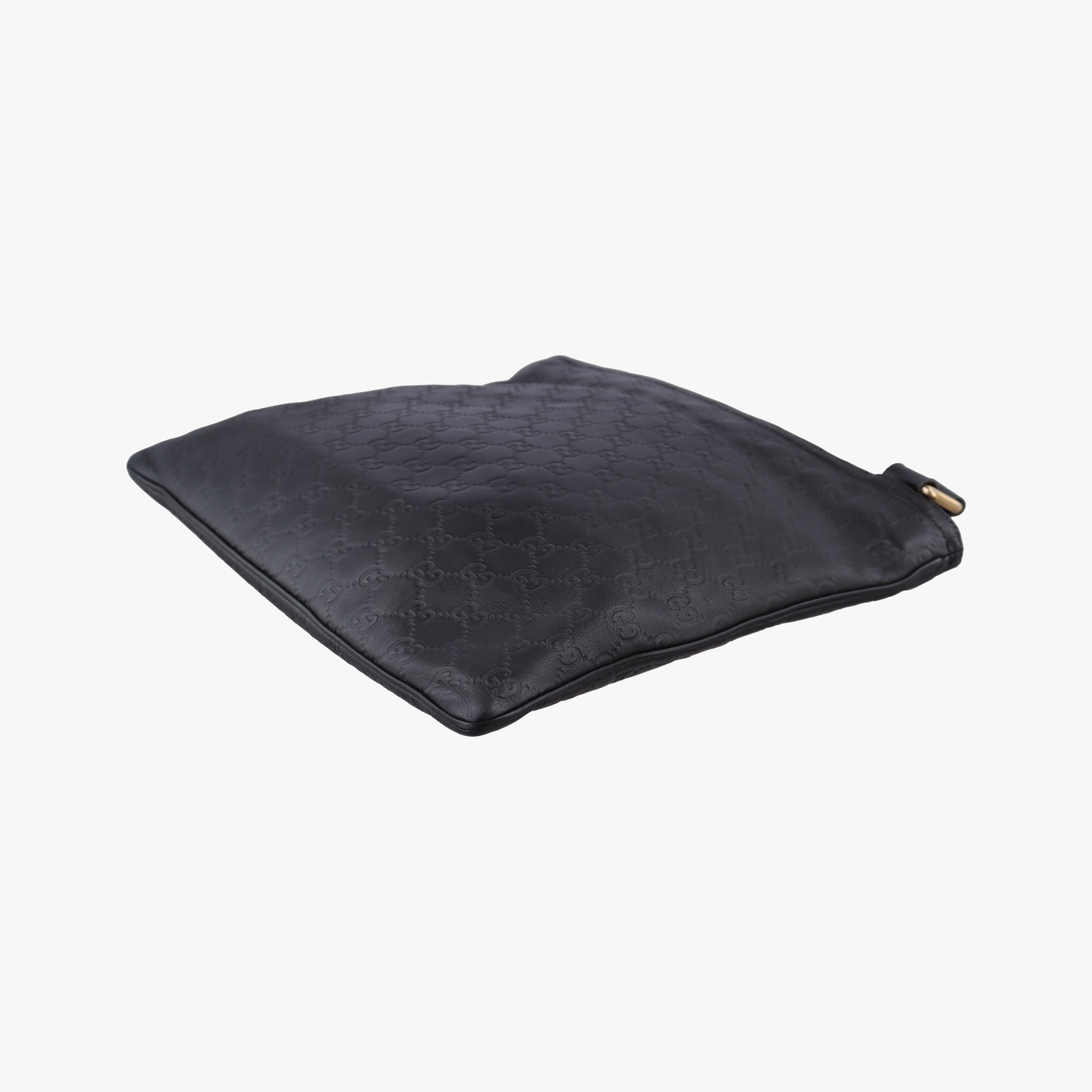 Secondhand Gucci GG Imprime messenger Black Leather 201446 shoulderbag | stylenewstar