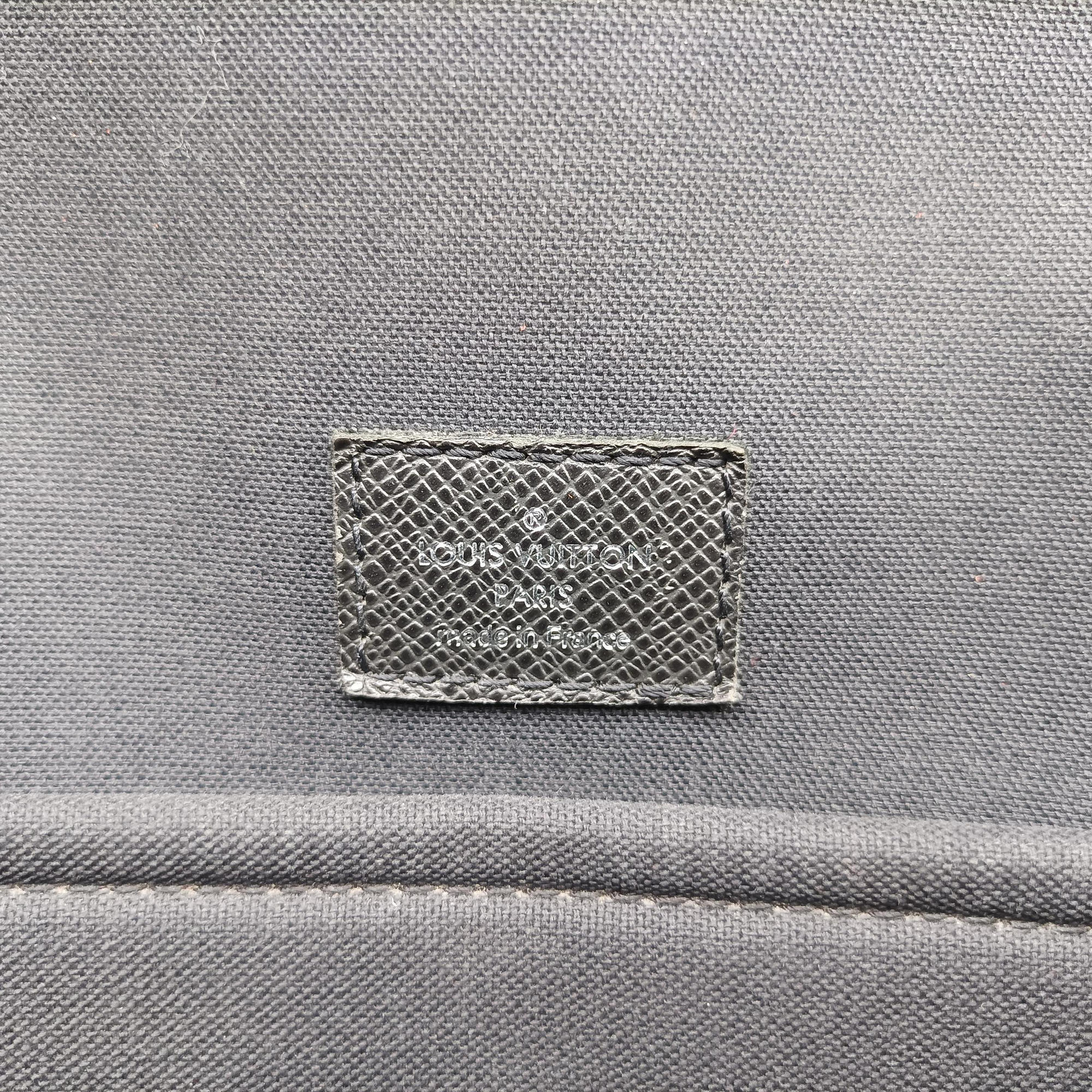Vintage Louis Vuitton Anton Briefcase Ardoise Taiga calfskin leather M33416 shoulderbag | stylenewstar