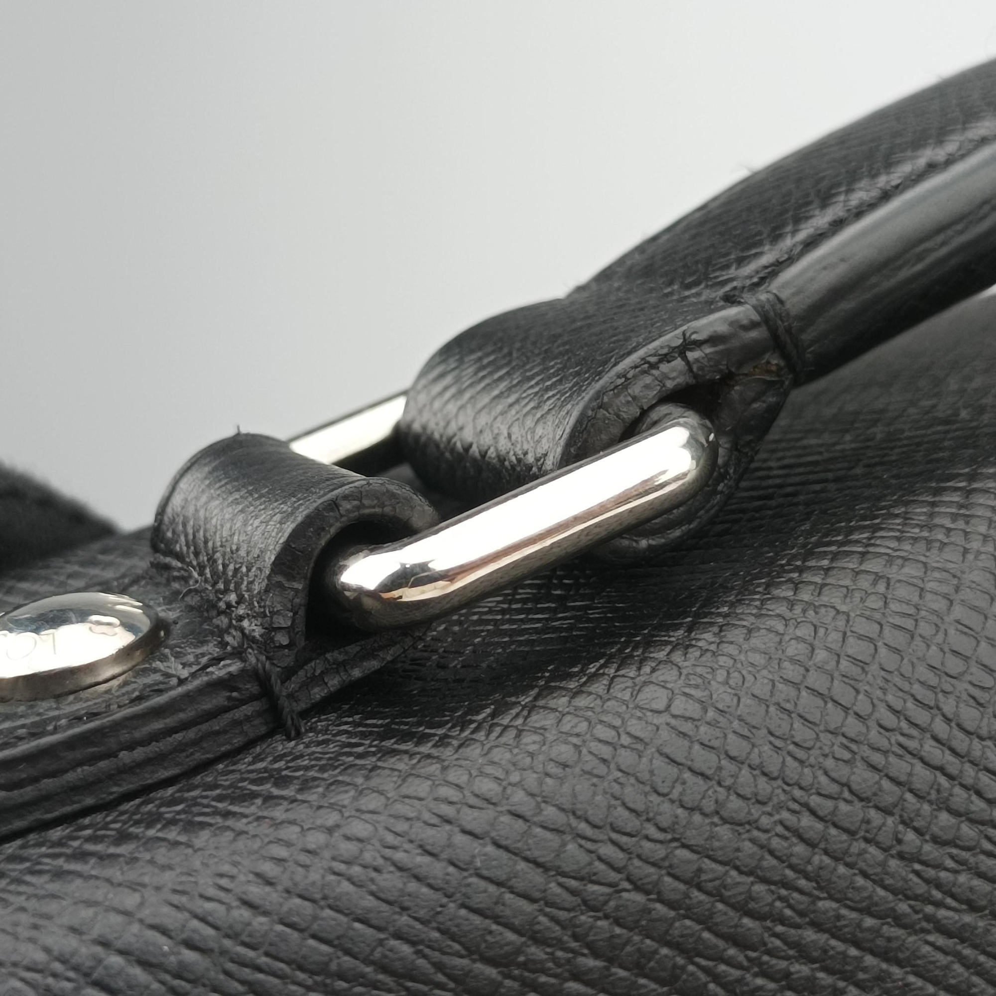 Vintage Louis Vuitton Anton Briefcase Ardoise Taiga calfskin leather M33416 shoulderbag | stylenewstar