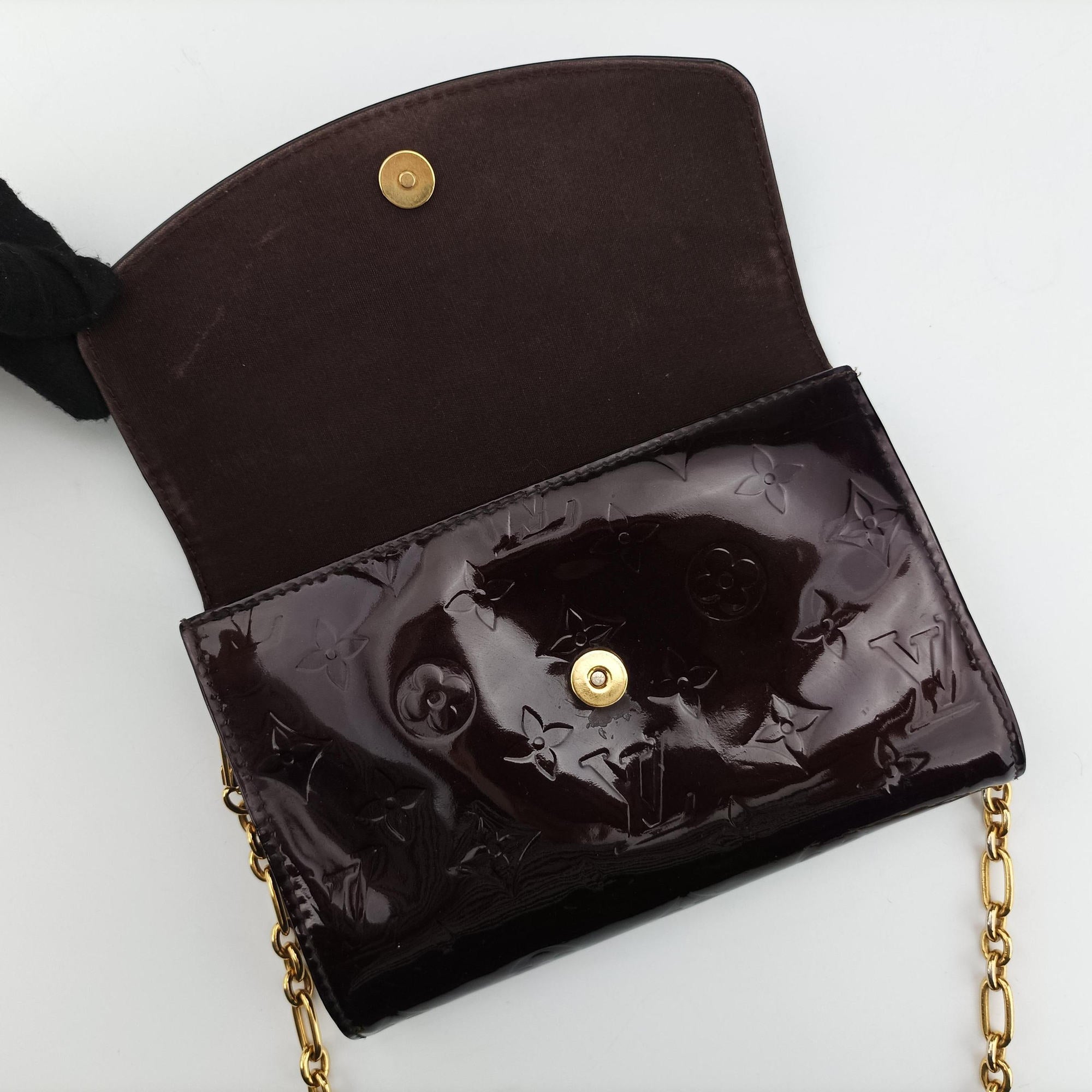 Pre-owned Louis Vuitton Belle Air Amarante Vernis M93613 shoulderbag | stylenewstar