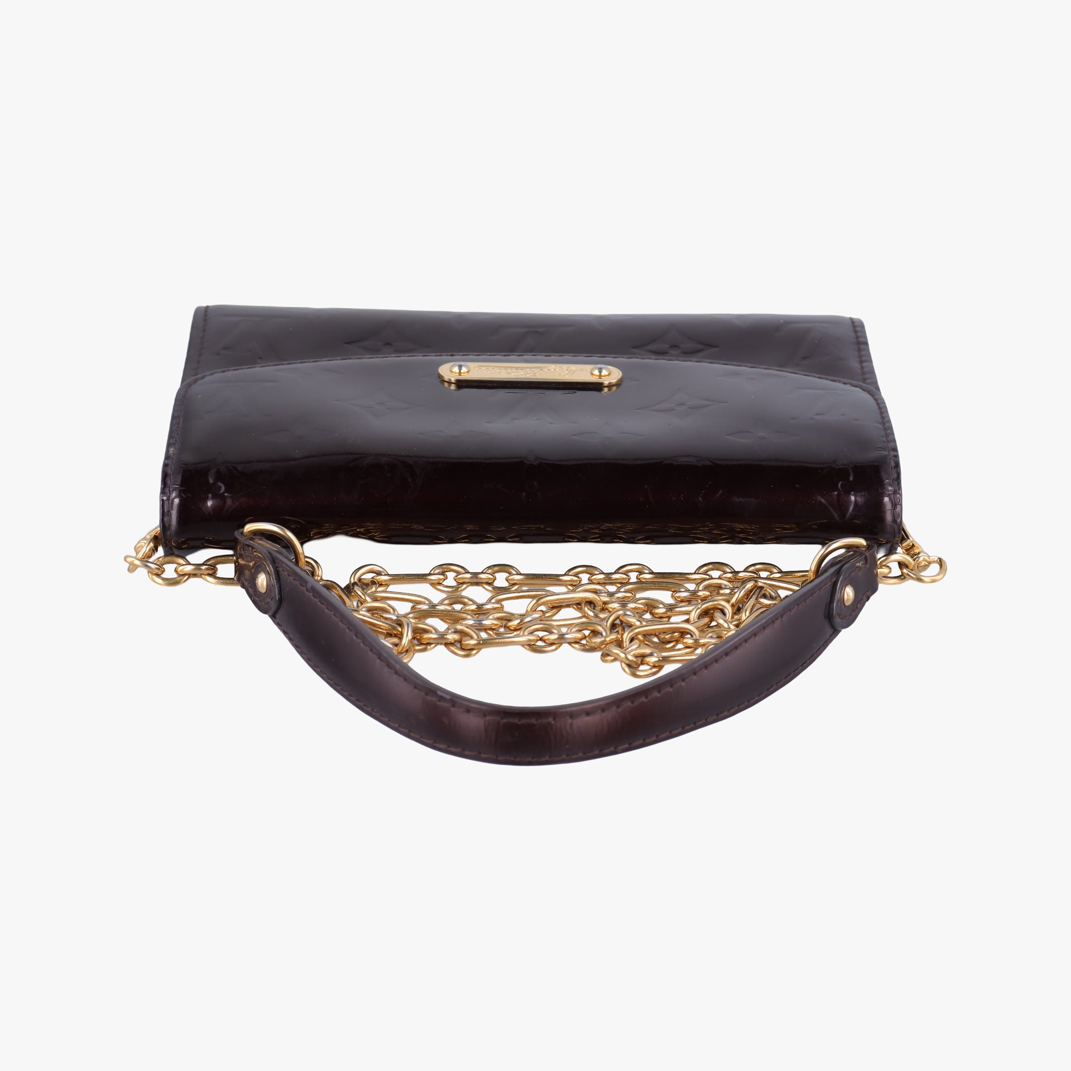 Pre-owned Louis Vuitton Belle Air Amarante Vernis M93613 shoulderbag | stylenewstar