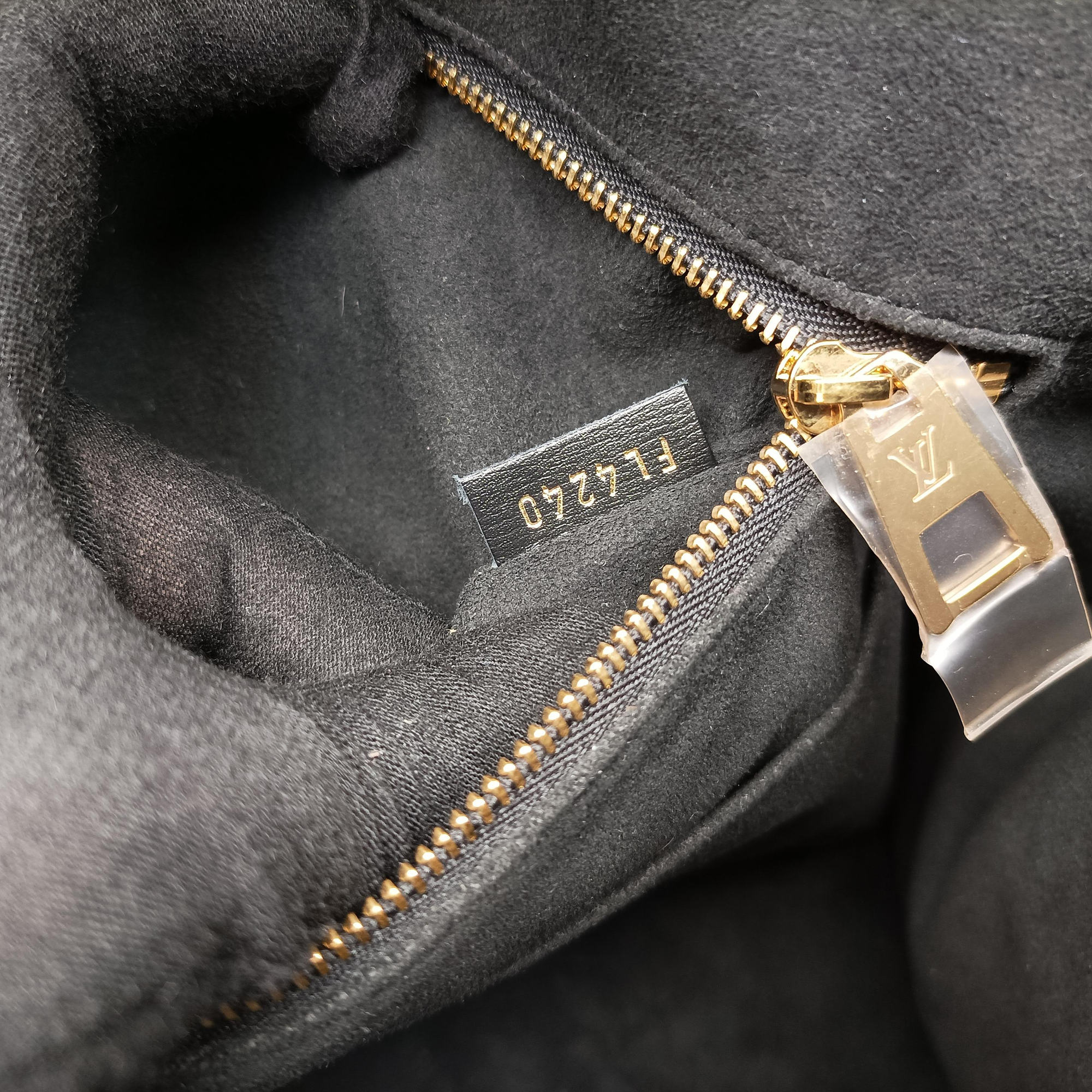 Pre-owned Louis Vuitton SINCE1854 On the Go GM Black×White jacquard canvas x leather M57207 handbag | stylenewstar