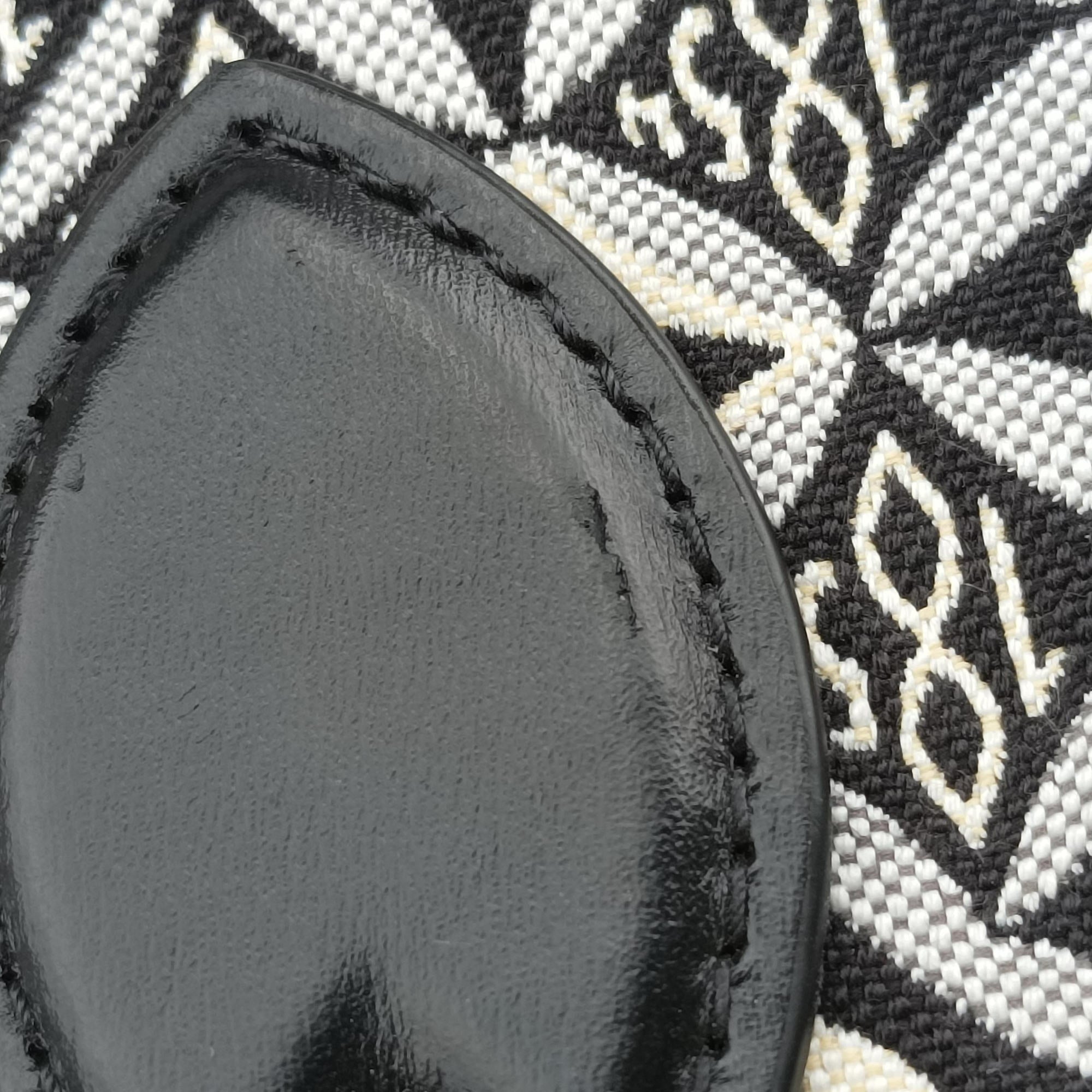 Pre-owned Louis Vuitton SINCE1854 On the Go GM Black×White jacquard canvas x leather M57207 handbag | stylenewstar