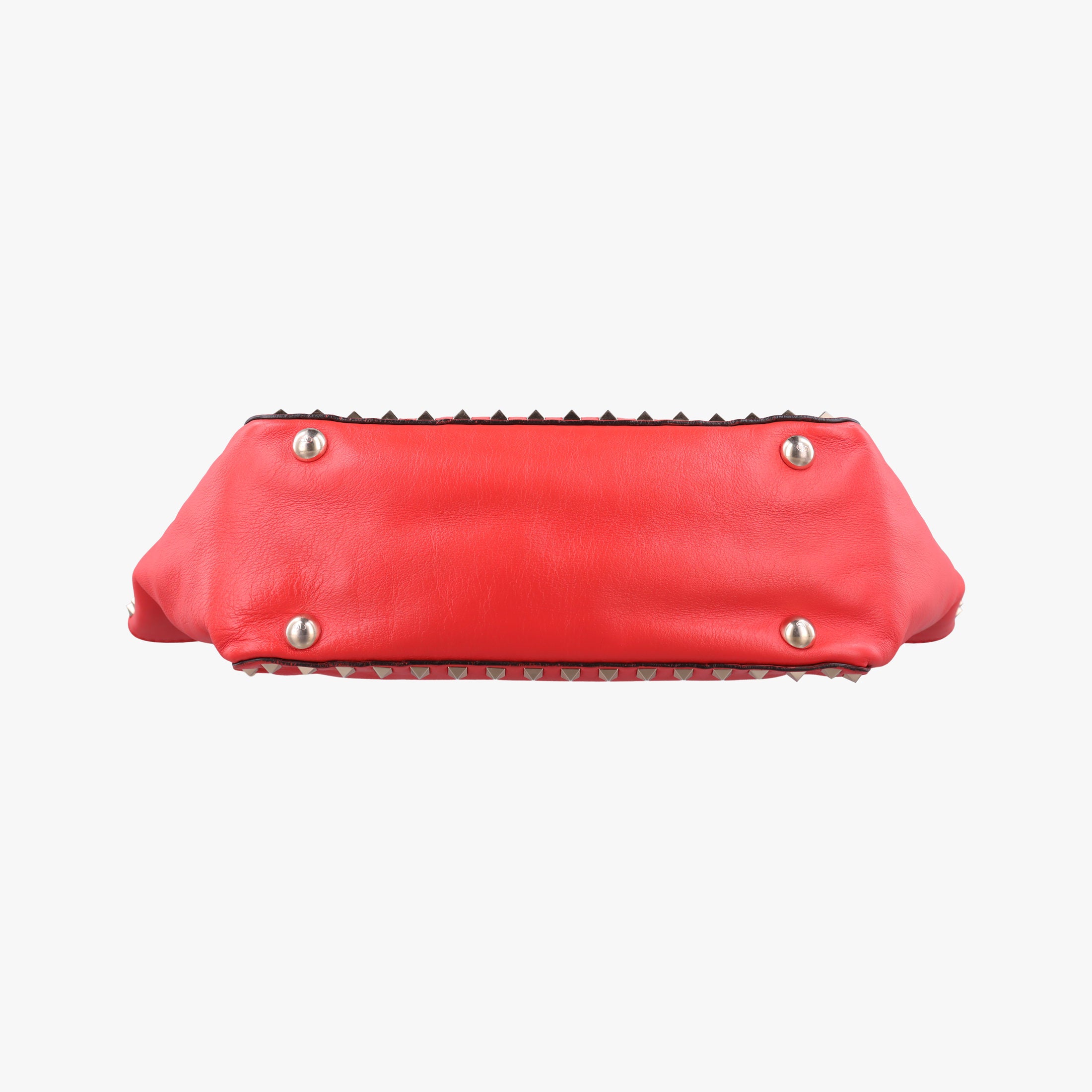 Secondhand Valentino Rockstud Red Leather  shoulderbag | stylenewstar