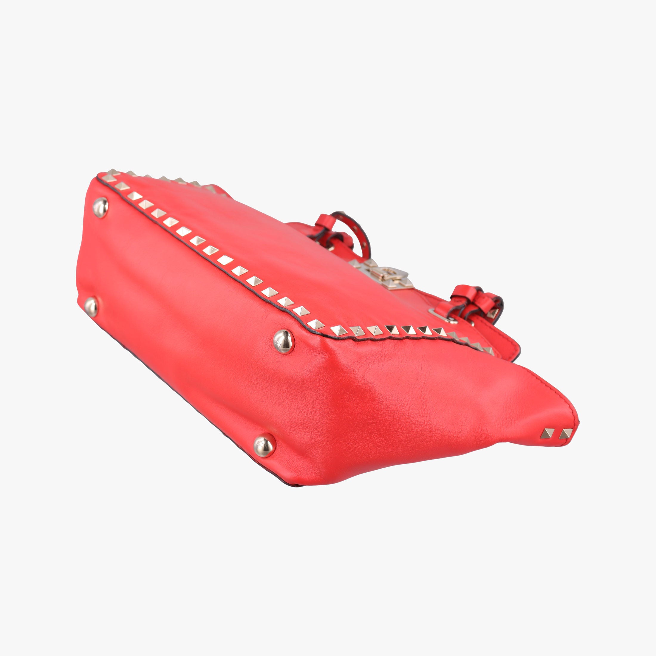 Secondhand Valentino Rockstud Red Leather  shoulderbag | stylenewstar
