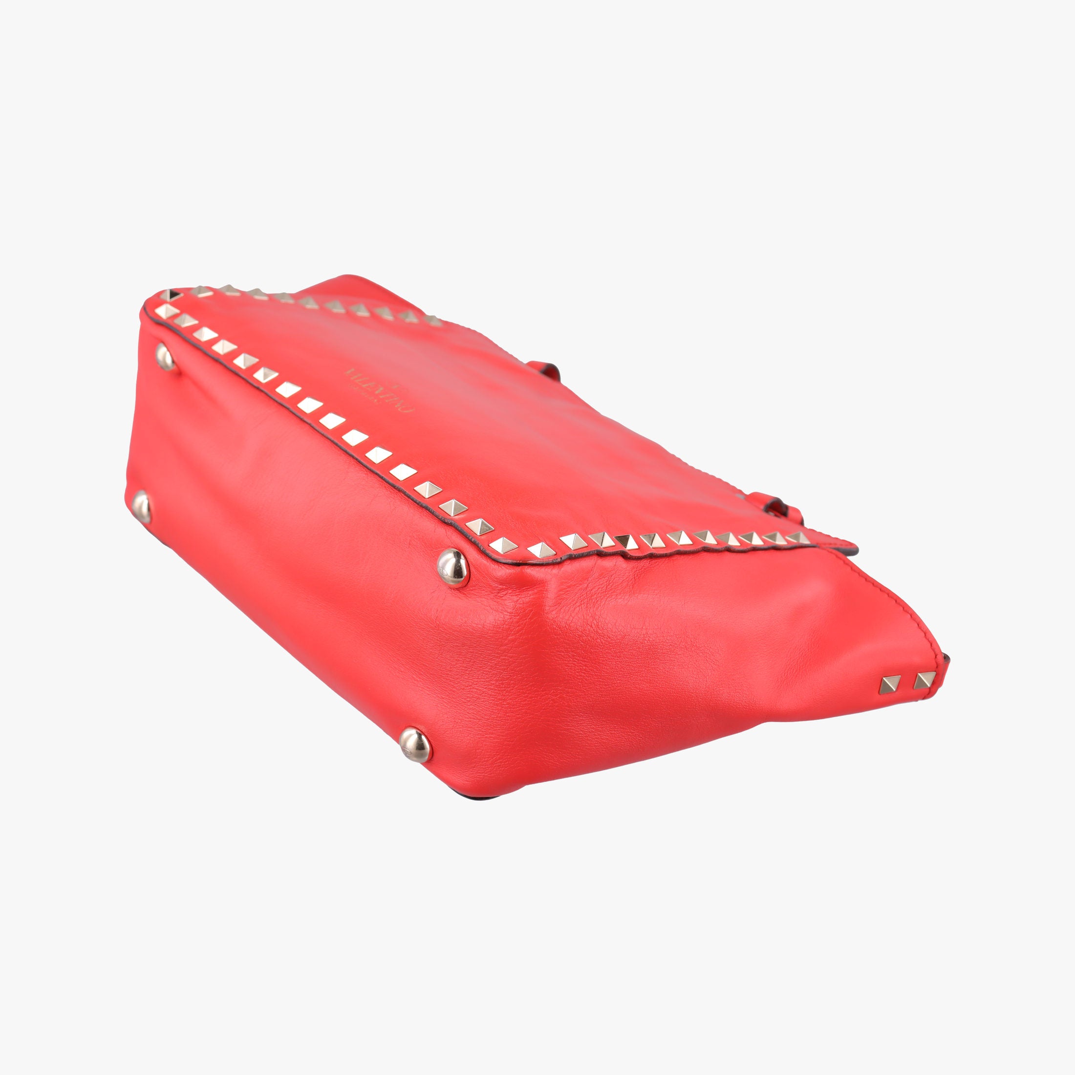 Secondhand Valentino Rockstud Red Leather  shoulderbag | stylenewstar