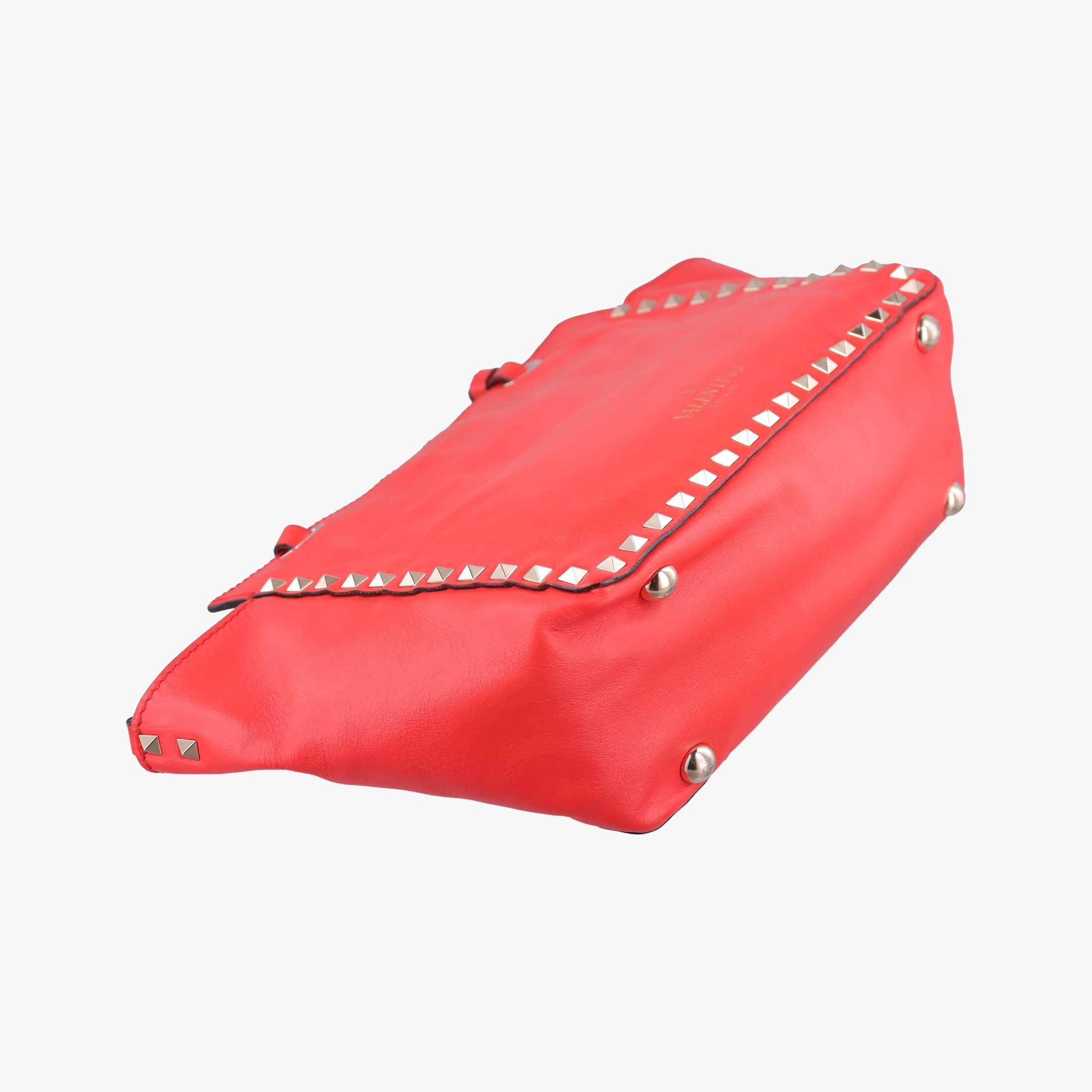 Secondhand Valentino Rockstud Red Leather  shoulderbag | stylenewstar
