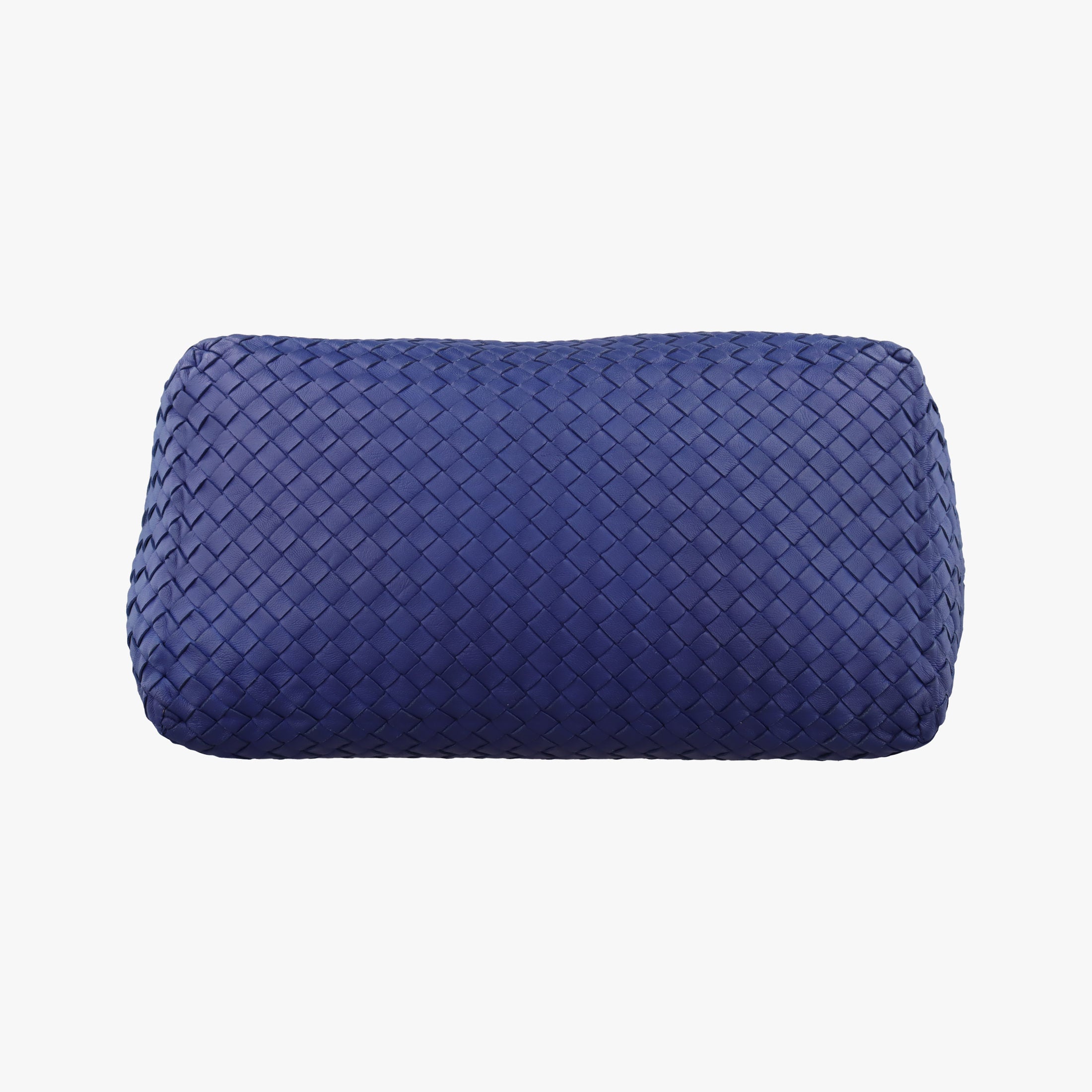 Vintage Bottega Veneta Cesta Intrecciato Blue lambskin  handbag | stylenewstar