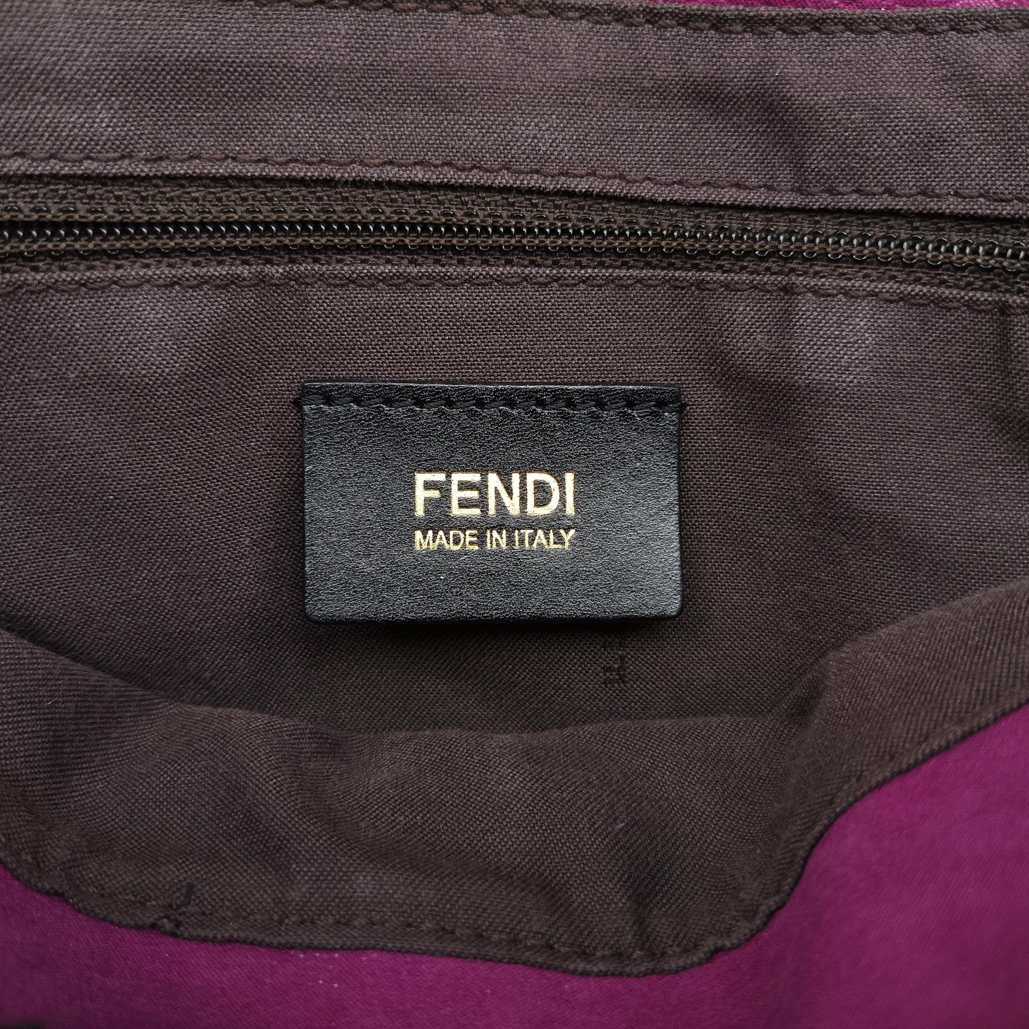 Pre-owned Fendi Nubuck Purple Leather 8BT174 shoulderbag | stylenewstar
