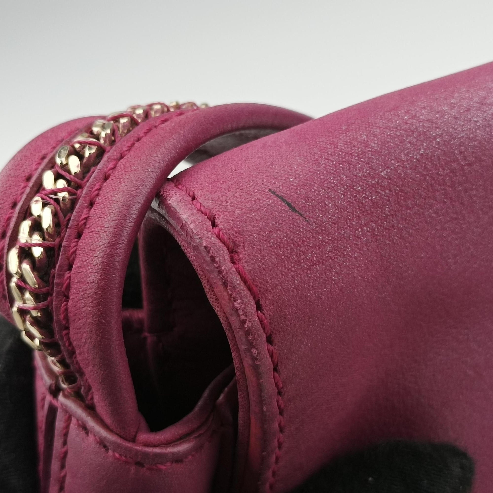 Pre-owned Fendi Nubuck Purple Leather 8BT174 shoulderbag | stylenewstar