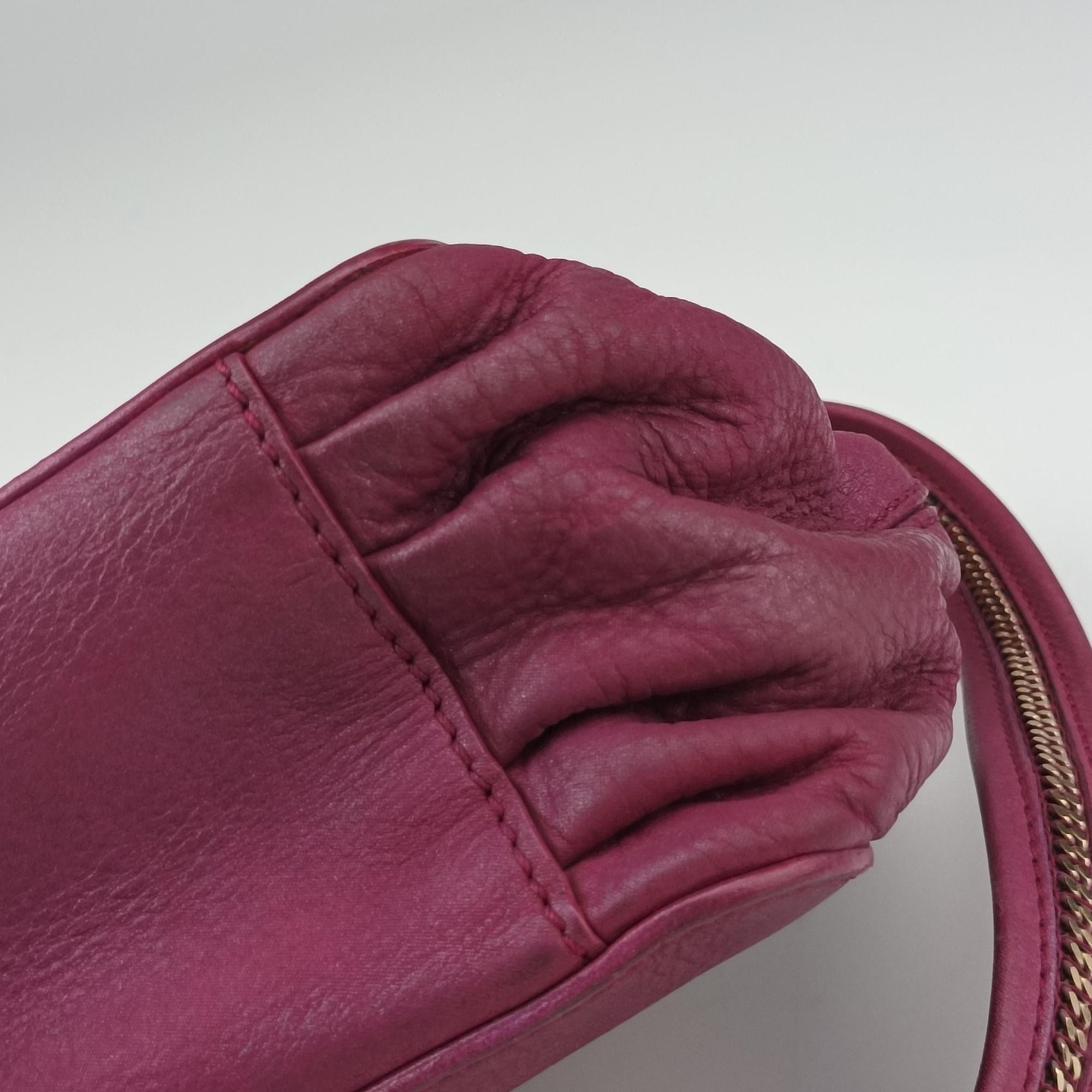 Pre-owned Fendi Nubuck Purple Leather 8BT174 shoulderbag | stylenewstar