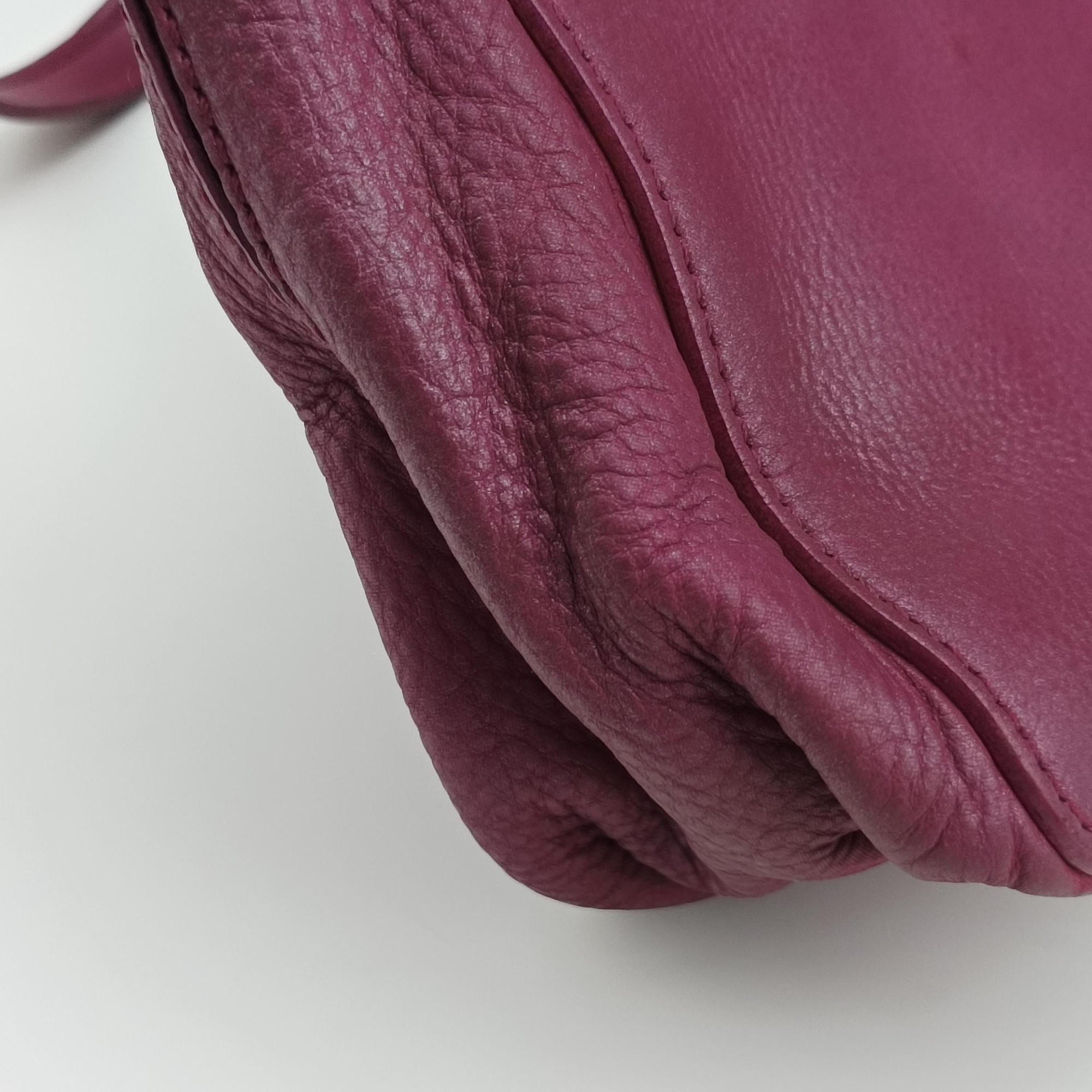 Pre-owned Fendi Nubuck Purple Leather 8BT174 shoulderbag | stylenewstar