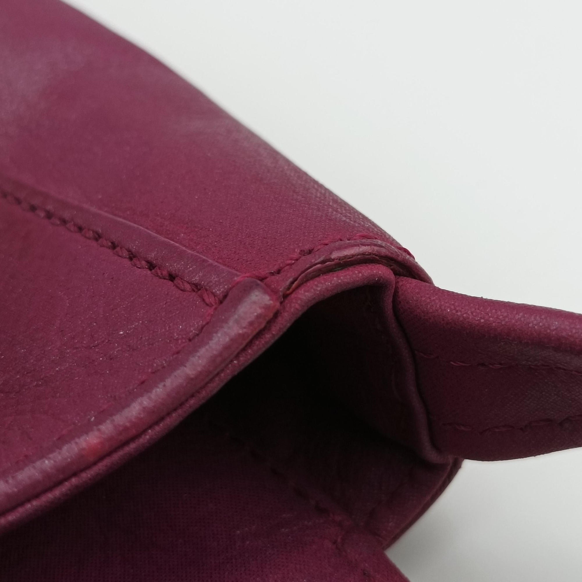 Pre-owned Fendi Nubuck Purple Leather 8BT174 shoulderbag | stylenewstar