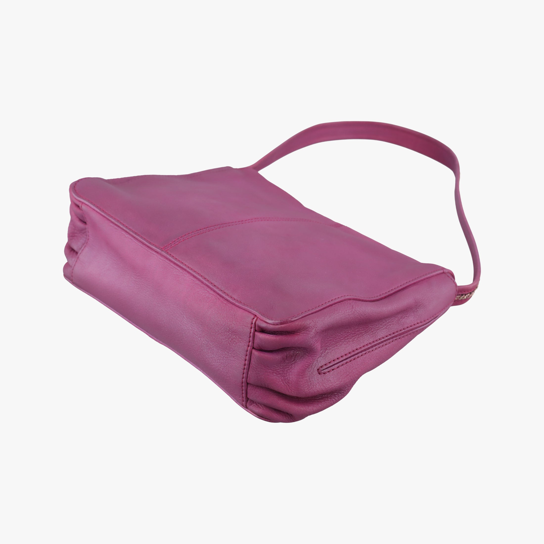Pre-owned Fendi Nubuck Purple Leather 8BT174 shoulderbag | stylenewstar
