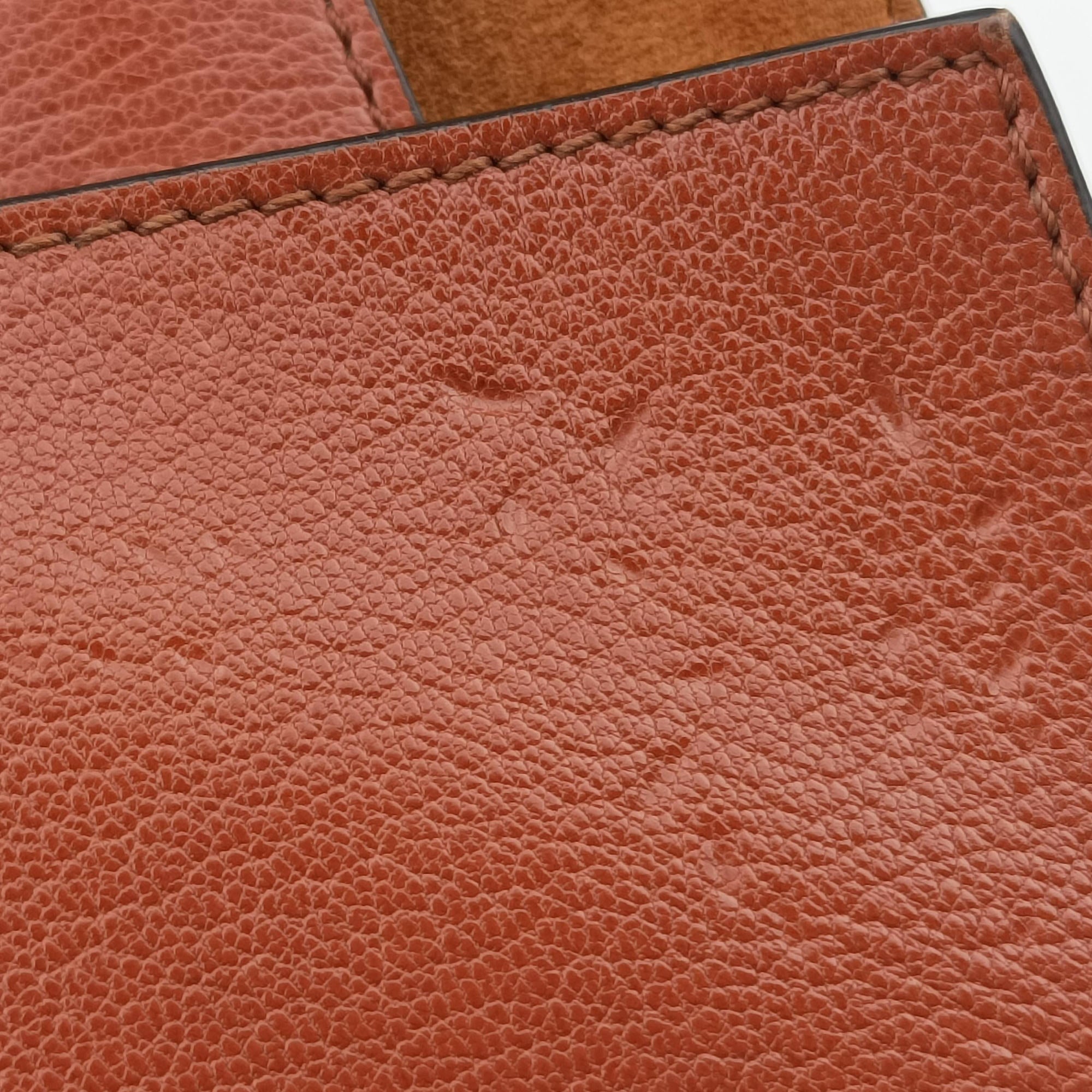 Pre-owned Givenchy GV3 small Chestnut Leather × Suede  shoulderbag | stylenewstar