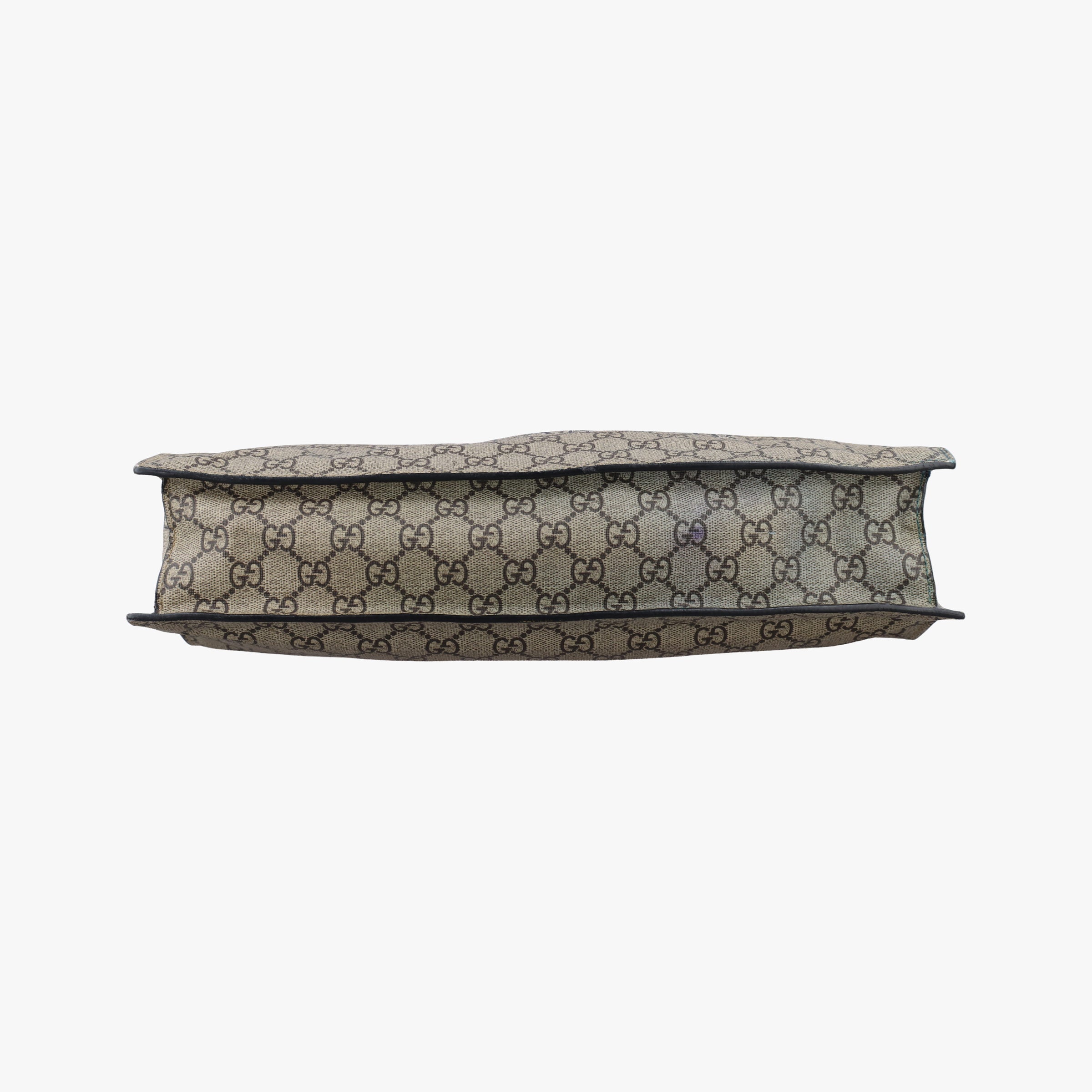 Pre-owned Gucci GG Supreme Bee Brown PVC coated canvas 450950 handbag | stylenewstar