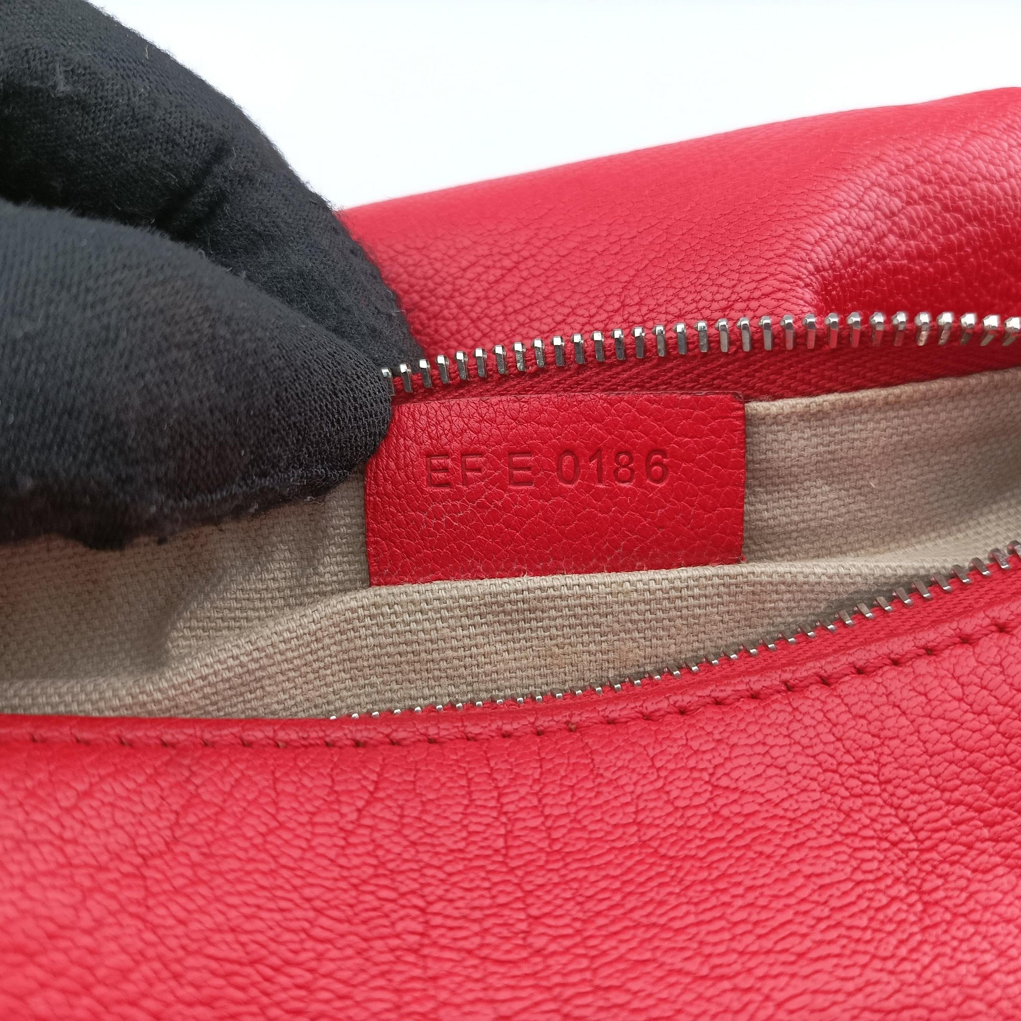 Pre-owned Givenchy Pandora Red Leather  shoulderbag | stylenewstar
