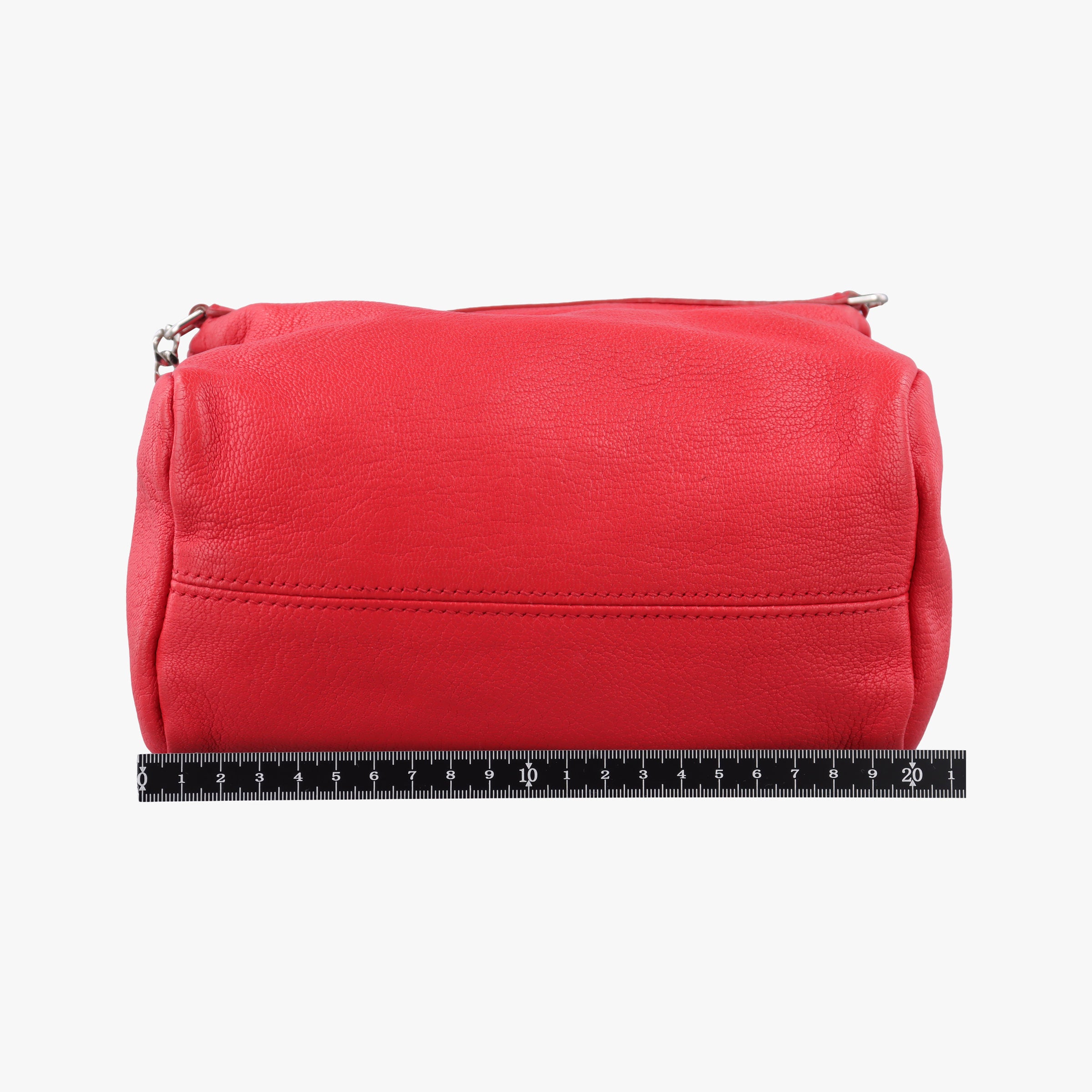 Pre-owned Givenchy Pandora Red Leather  shoulderbag | stylenewstar