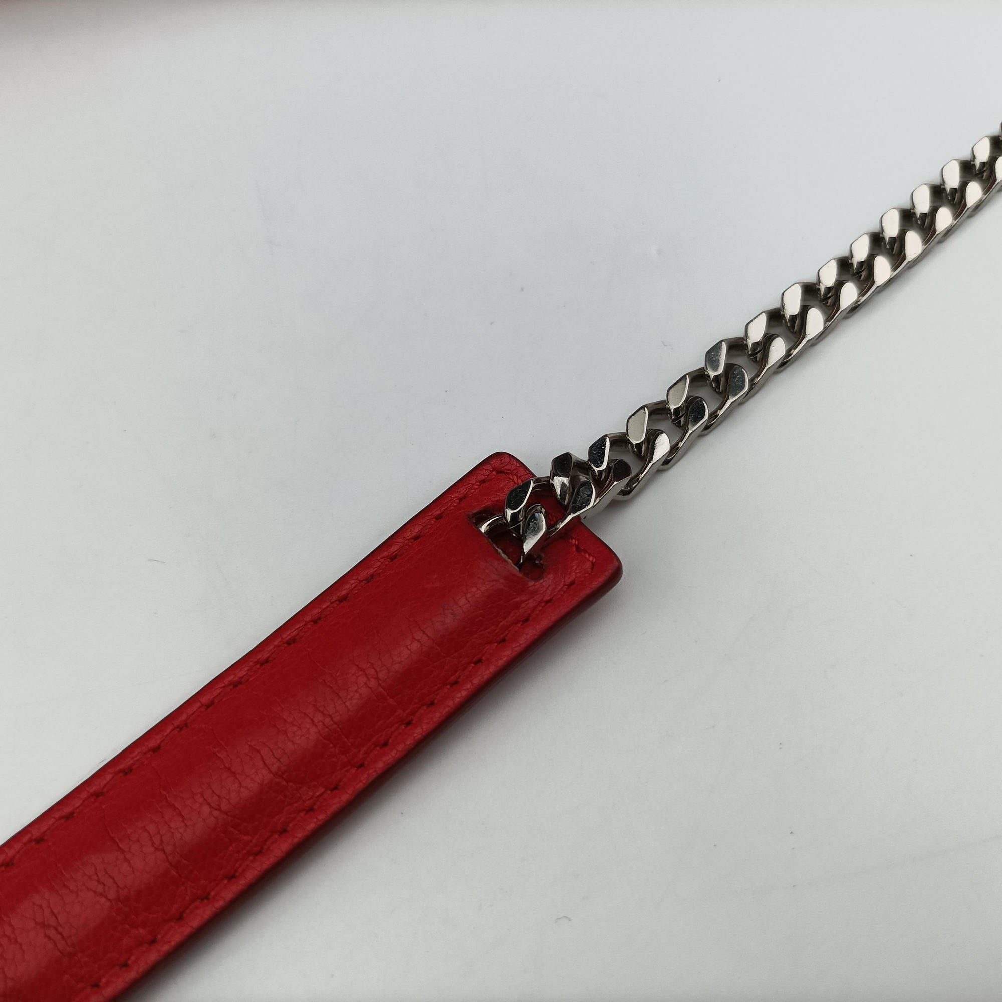 Pre-owned Givenchy Pandora Red Leather  shoulderbag | stylenewstar