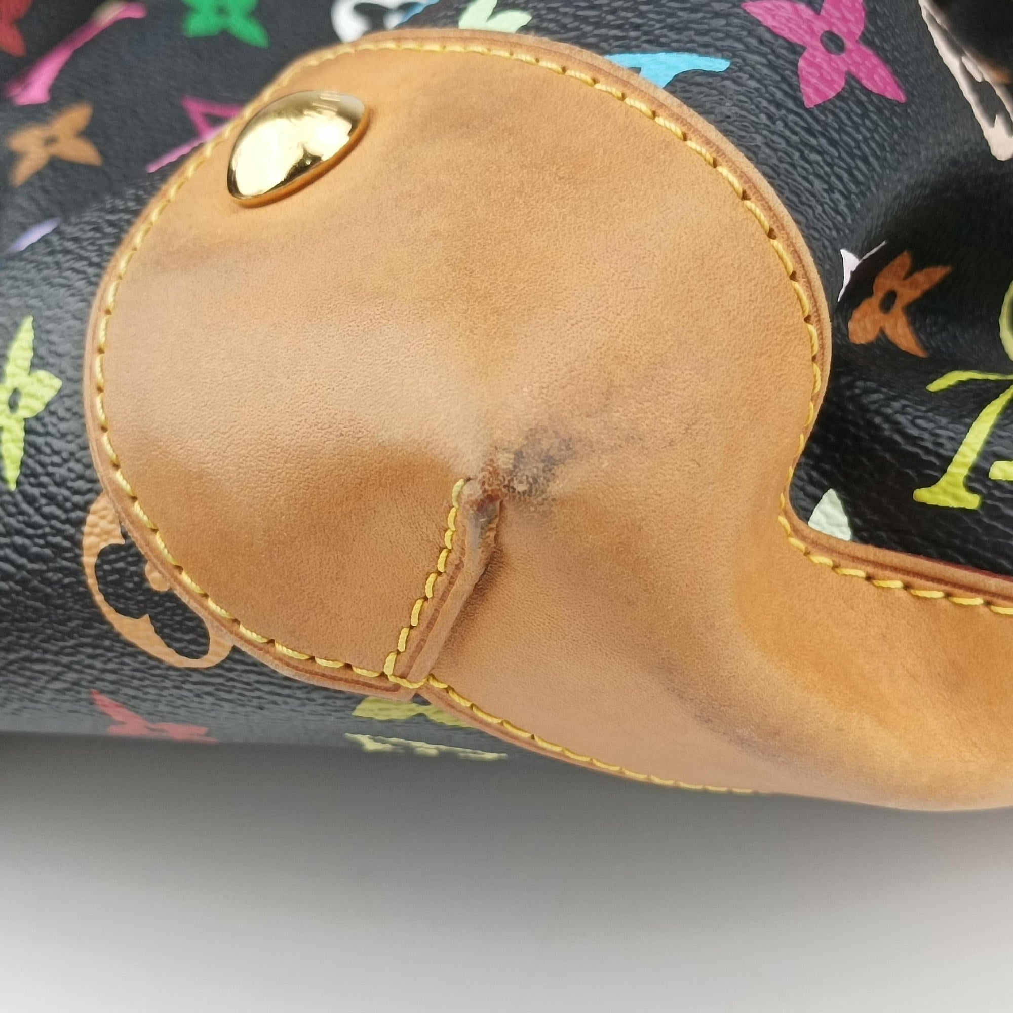 Pre-owned Louis Vuitton URSULA Noir Monogram Multicolor M40124 handbag | stylenewstar