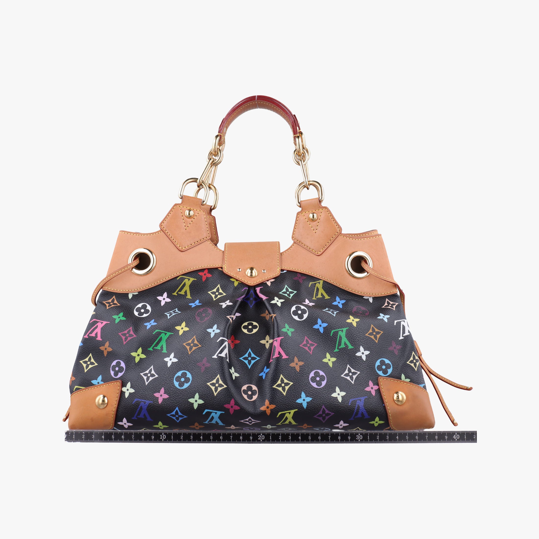 Pre-owned Louis Vuitton URSULA Noir Monogram Multicolor M40124 handbag | stylenewstar