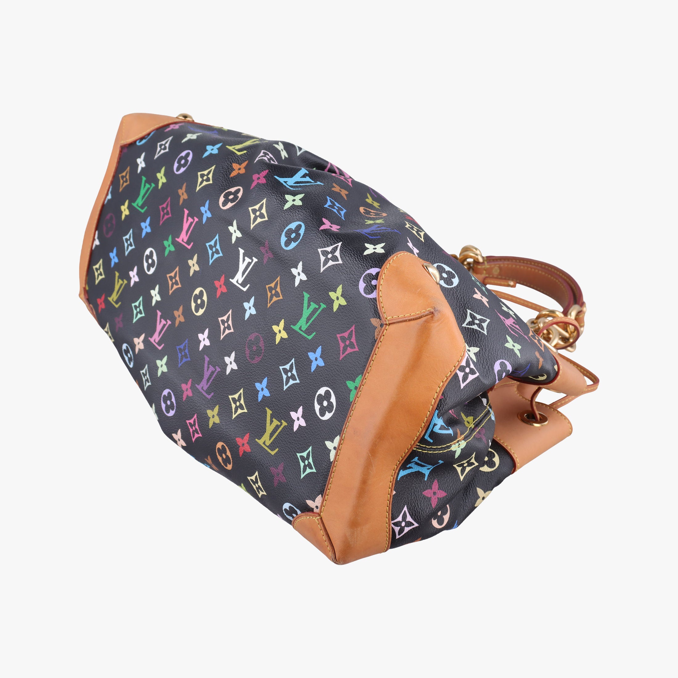 Pre-owned Louis Vuitton URSULA Noir Monogram Multicolor M40124 handbag | stylenewstar