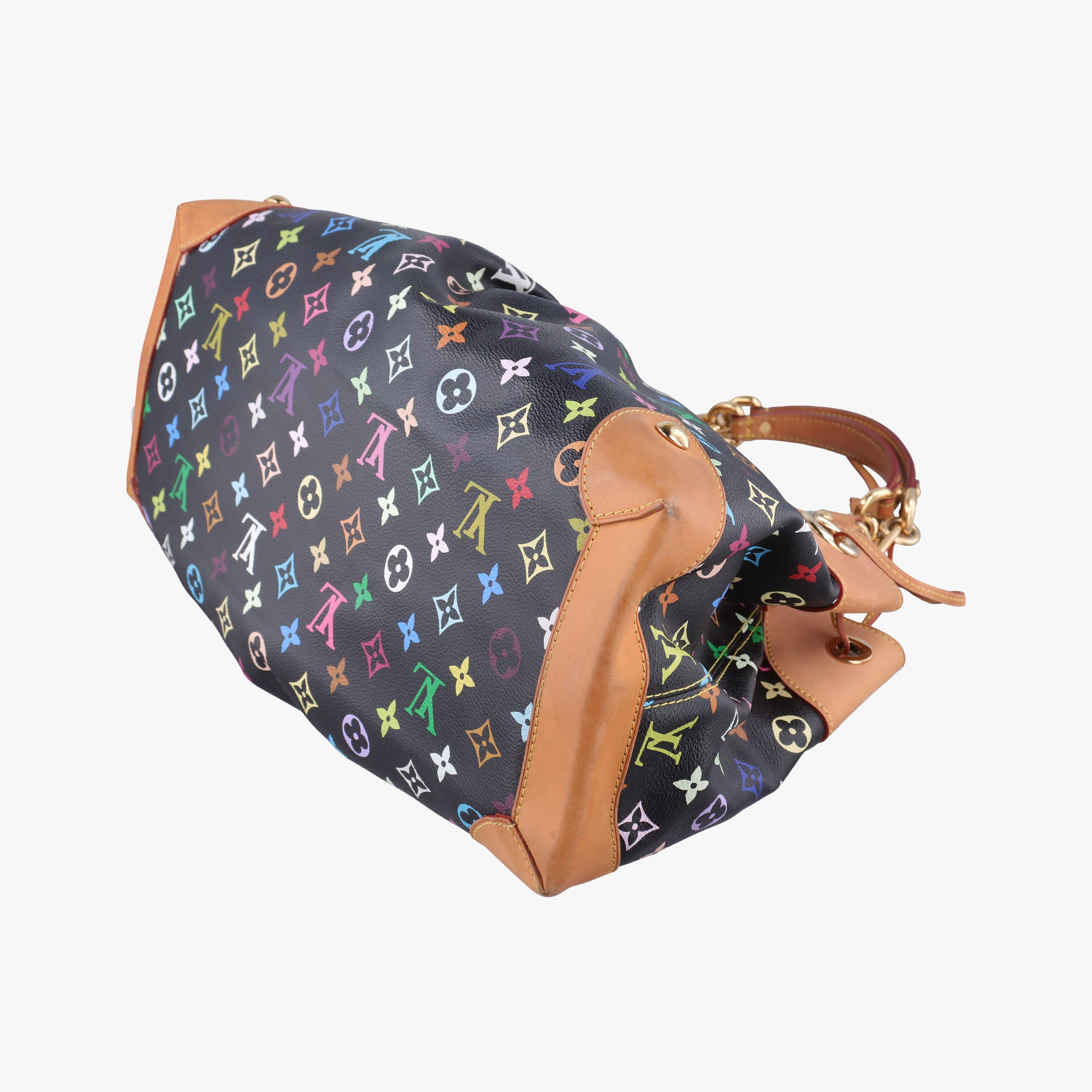 Pre-owned Louis Vuitton URSULA Noir Monogram Multicolor M40124 handbag | stylenewstar