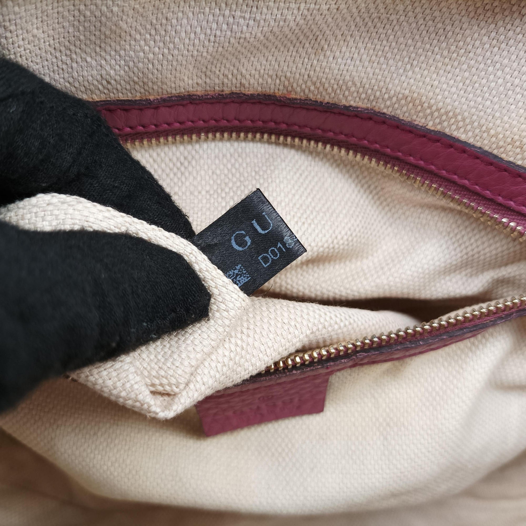 Pre-owned Gucci Soho Purple Leather 369176 shoulderbag | stylenewstar
