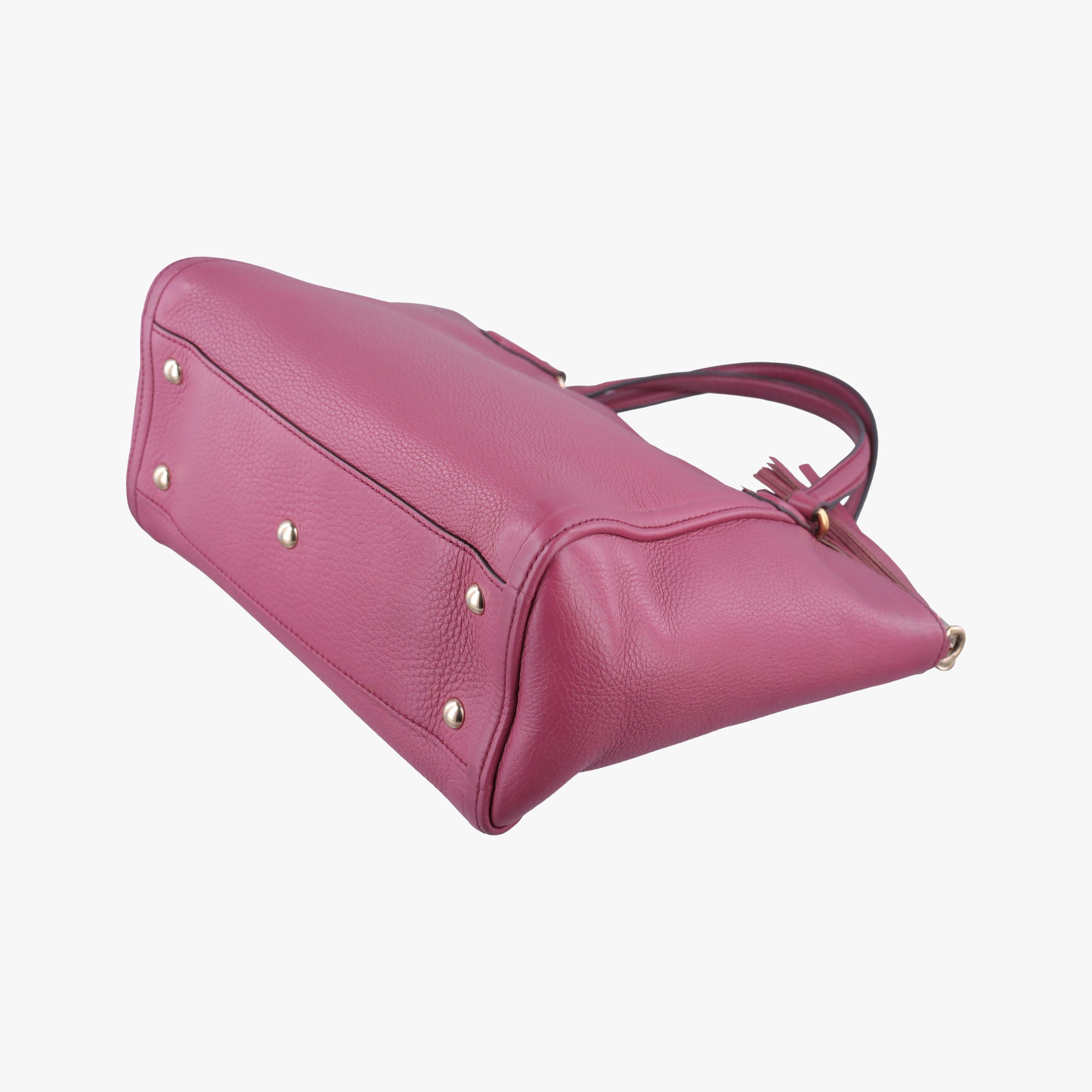 Pre-owned Gucci Soho Purple Leather 369176 shoulderbag | stylenewstar
