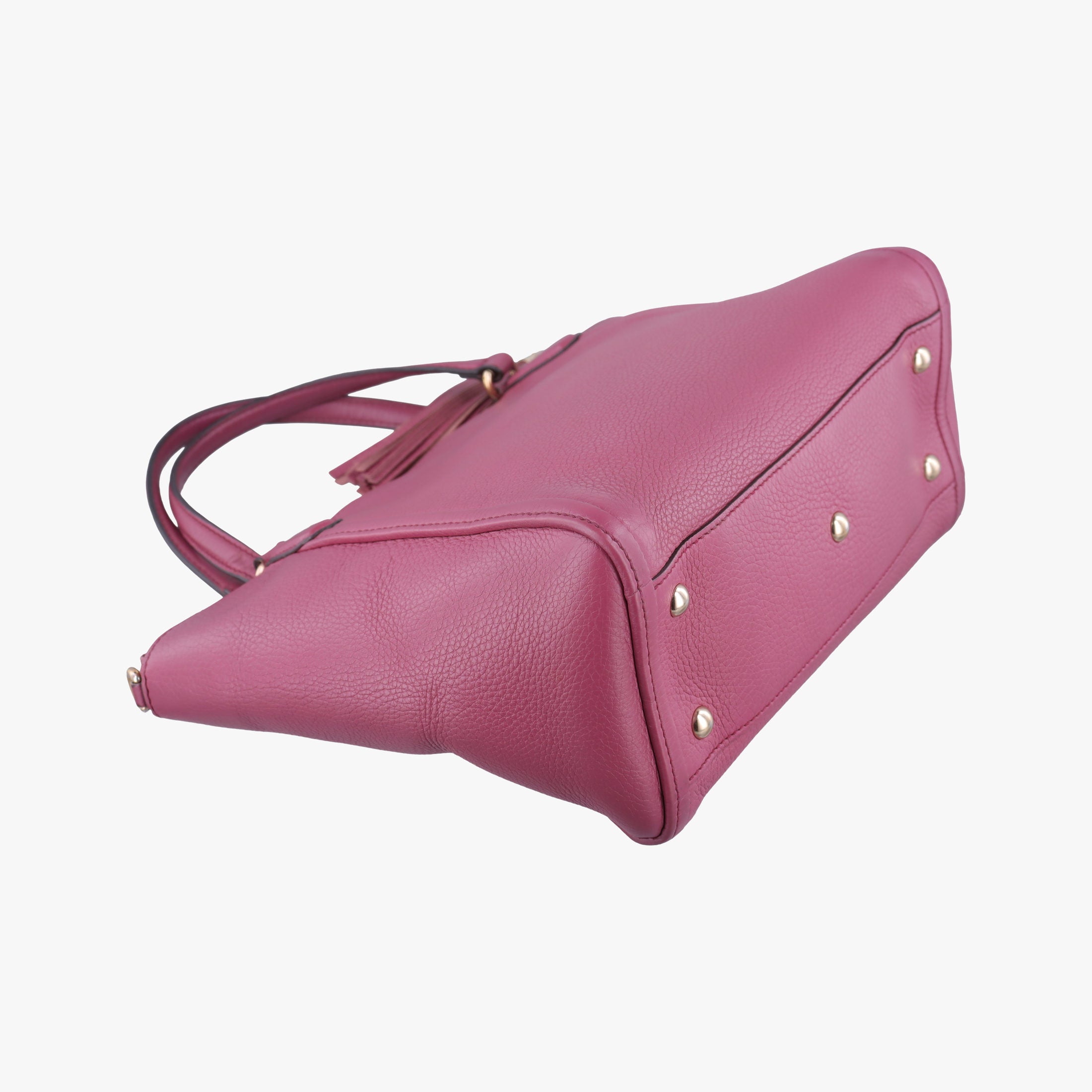 Pre-owned Gucci Soho Purple Leather 369176 shoulderbag | stylenewstar