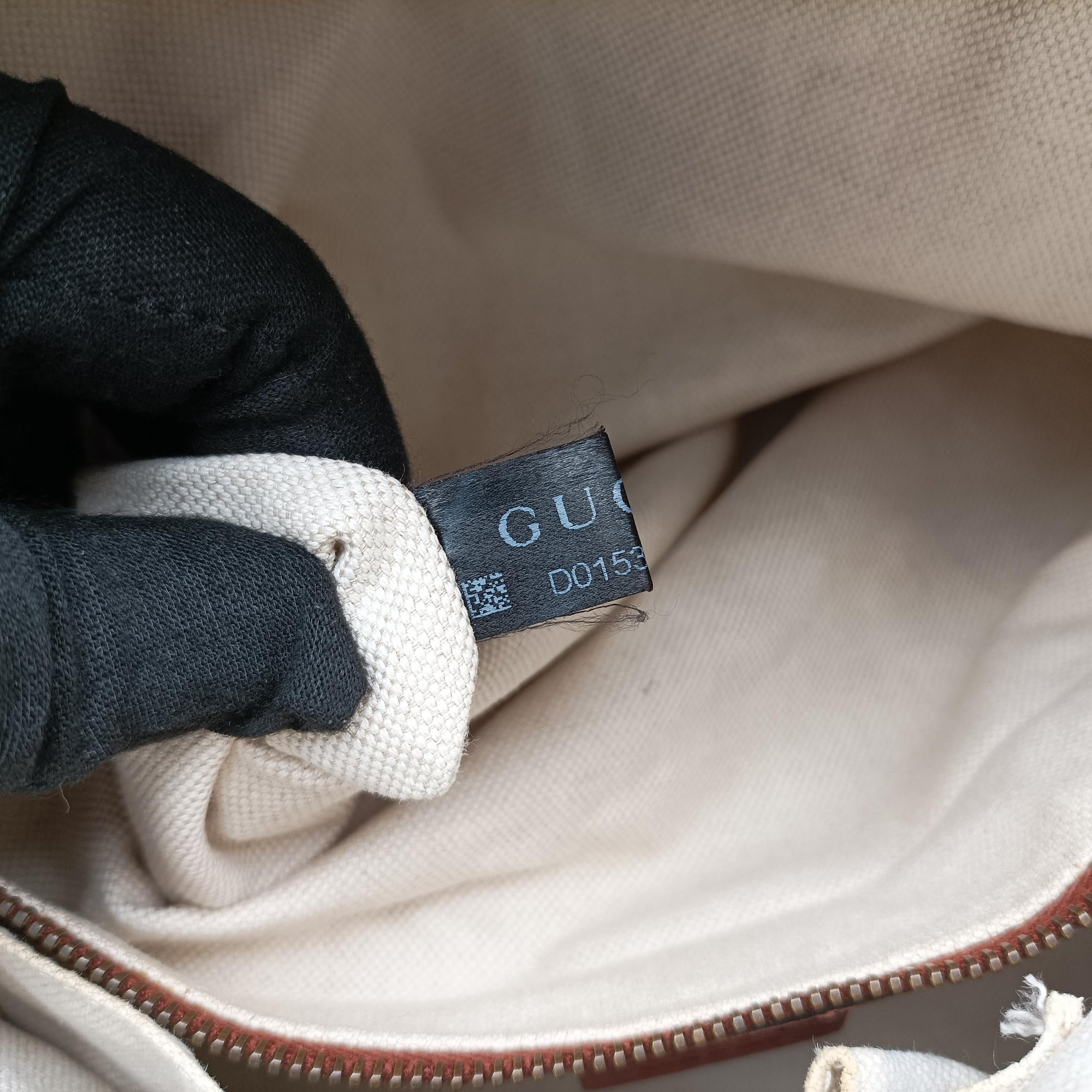 Pre-owned Gucci Bamboo Brown GGCanvas×Leather 339002 handbag | stylenewstar
