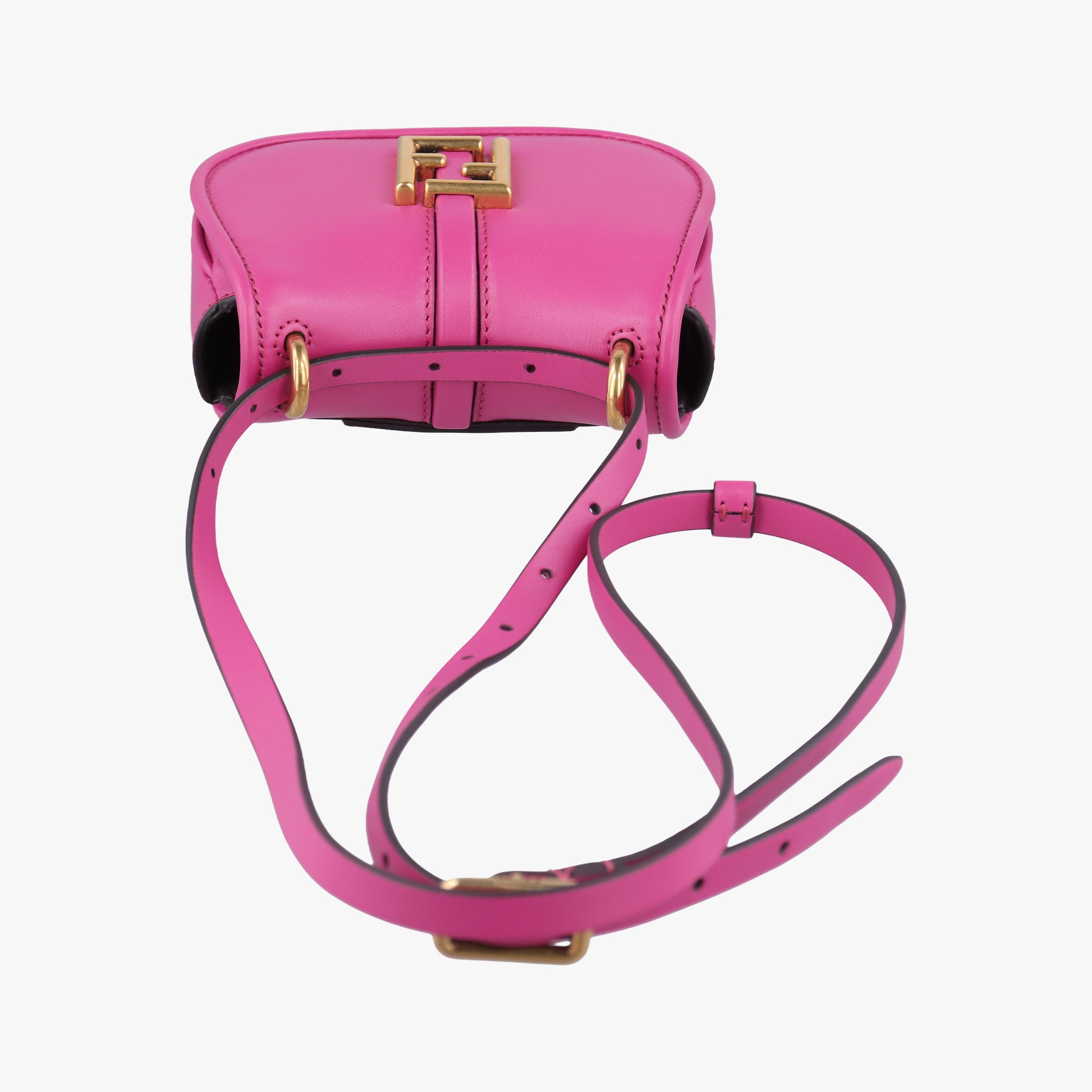 Vintage Fendi C'mon Small Rose Leather 7AS219 shoulderbag | stylenewstar