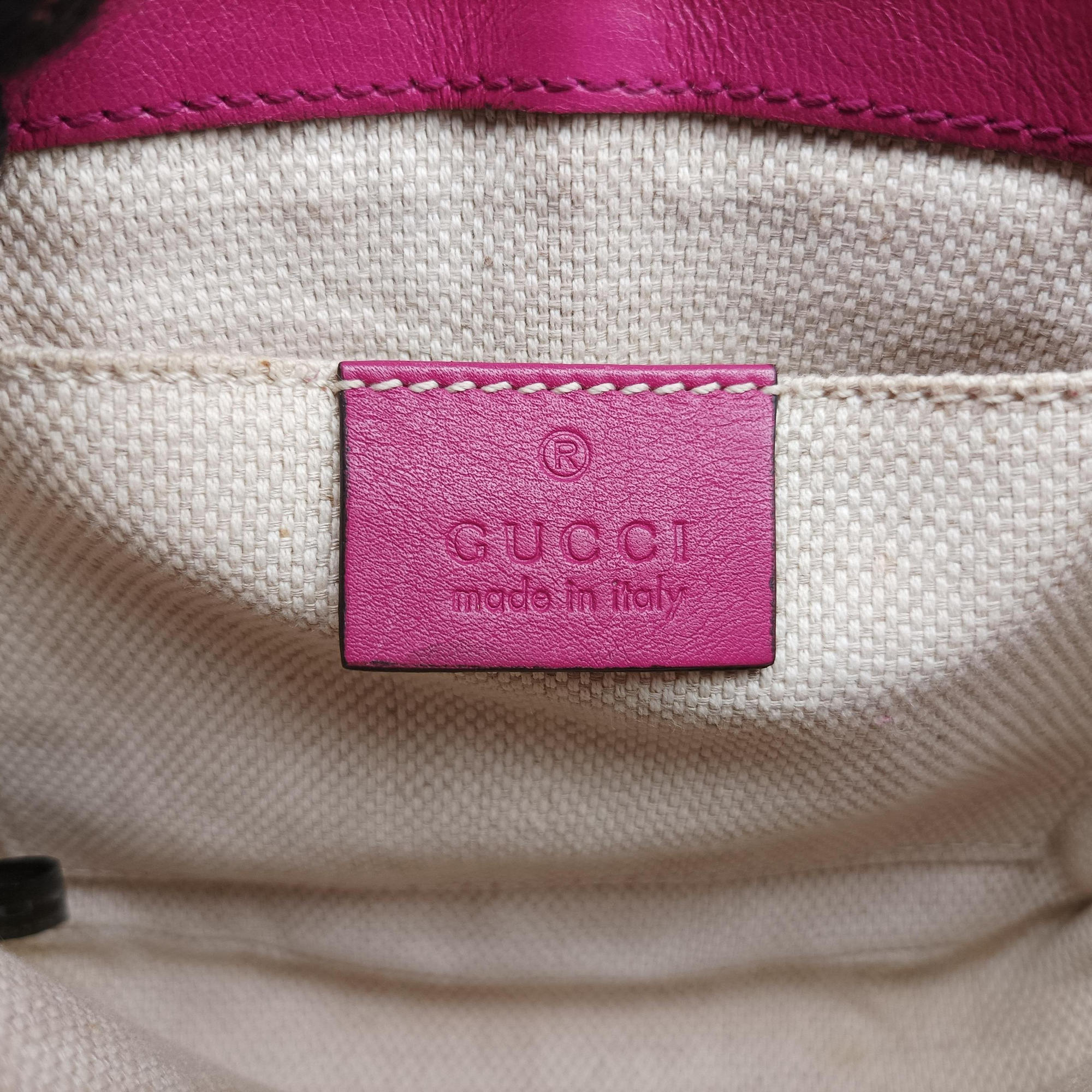 Pre-owned Gucci Soho RoseRed Patent Leather 323190 shoulderbag | stylenewstar