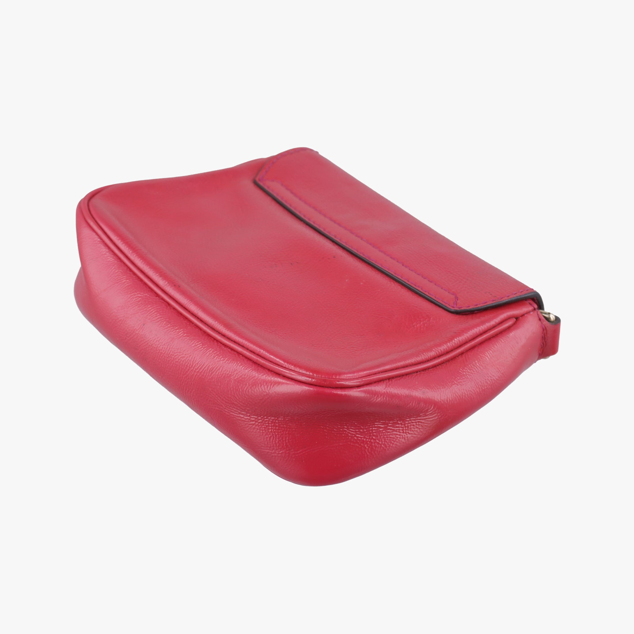 Pre-owned Gucci Soho RoseRed Patent Leather 323190 shoulderbag | stylenewstar