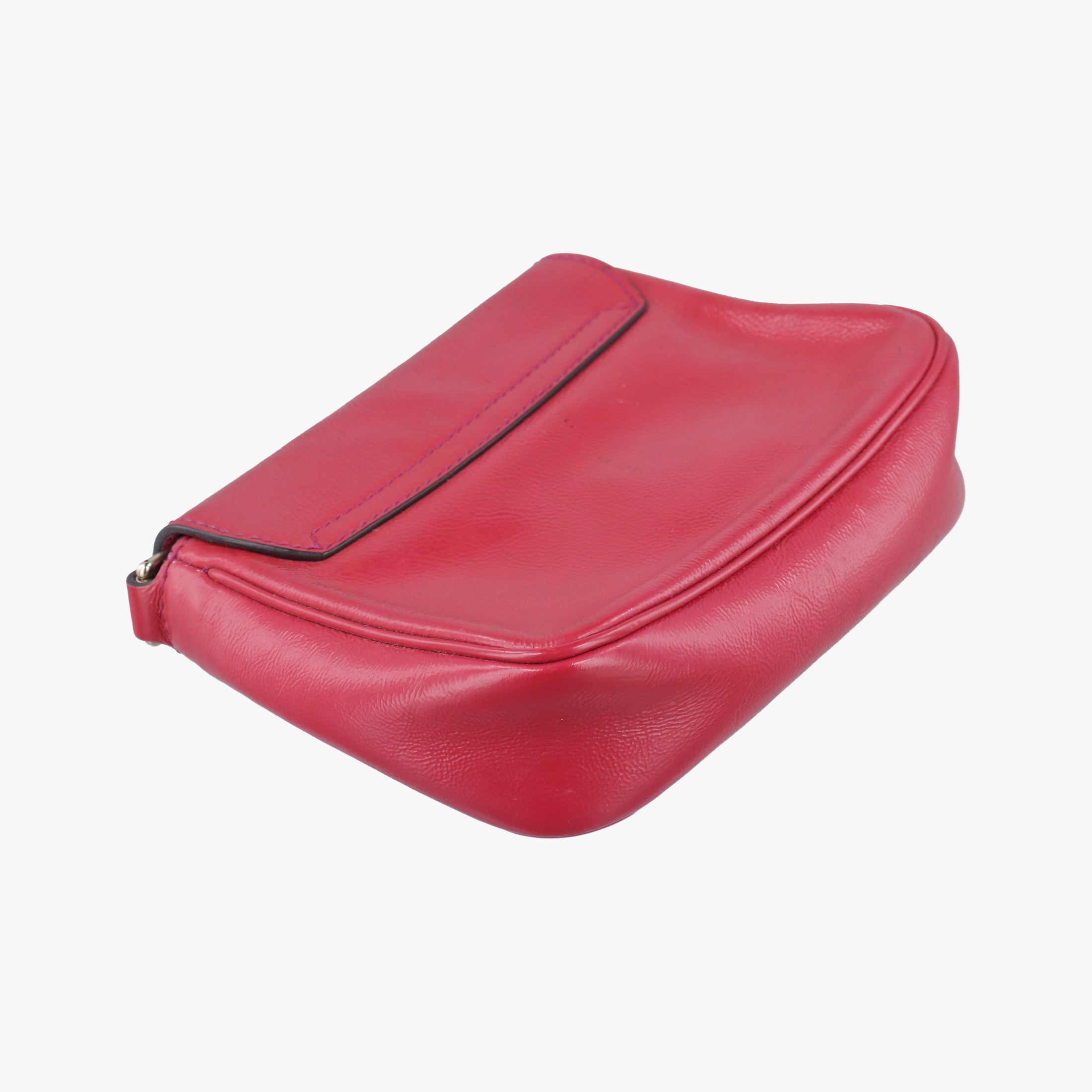 Pre-owned Gucci Soho RoseRed Patent Leather 323190 shoulderbag | stylenewstar