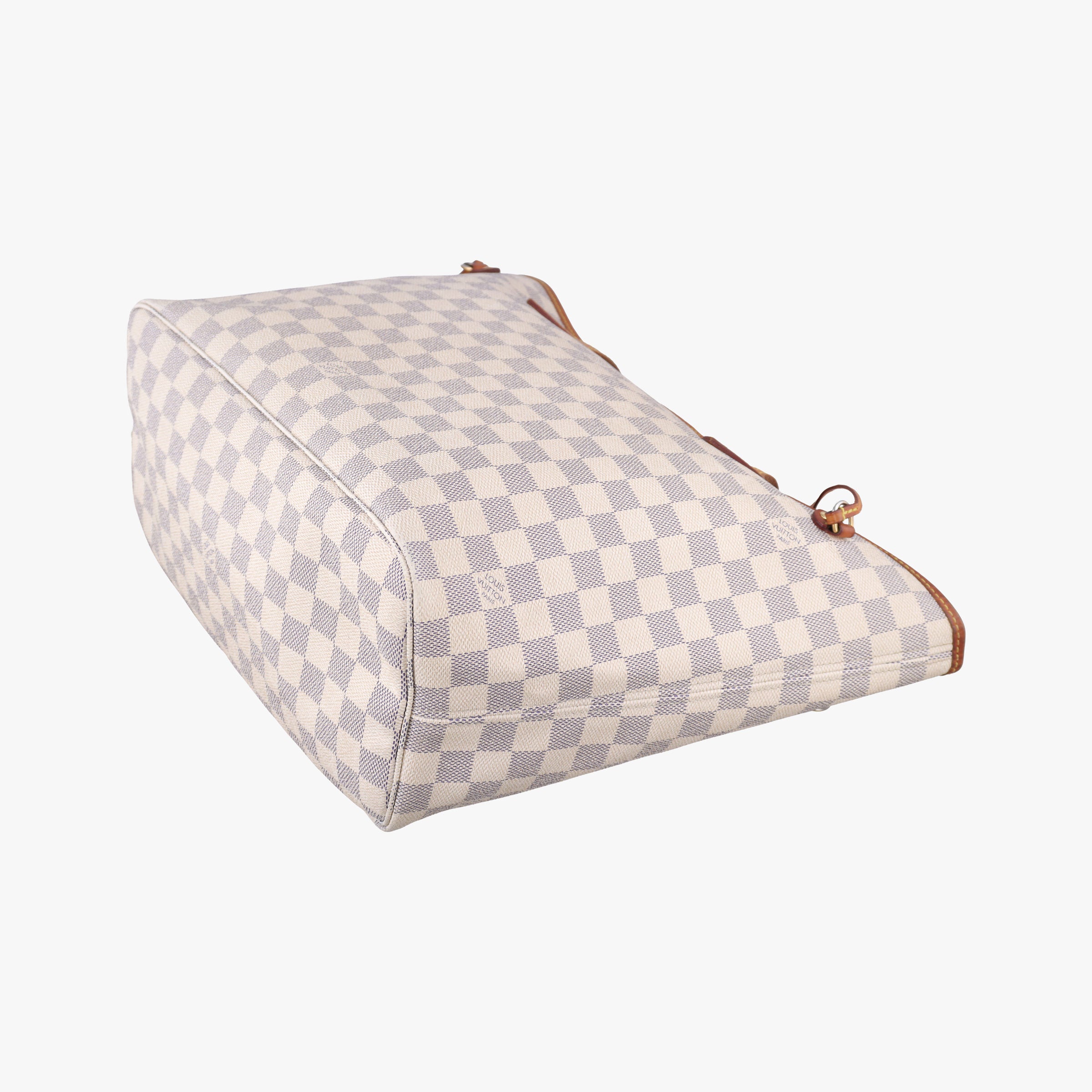 Pre-owned Louis Vuitton Neverfull MM Azur Damier Canvas N51107 handbag | stylenewstar