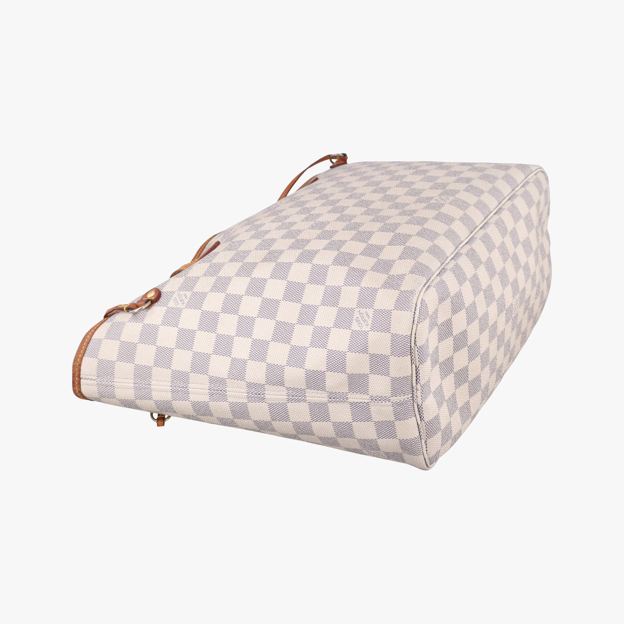 Pre-owned Louis Vuitton Neverfull MM Azur Damier Canvas N51107 handbag | stylenewstar