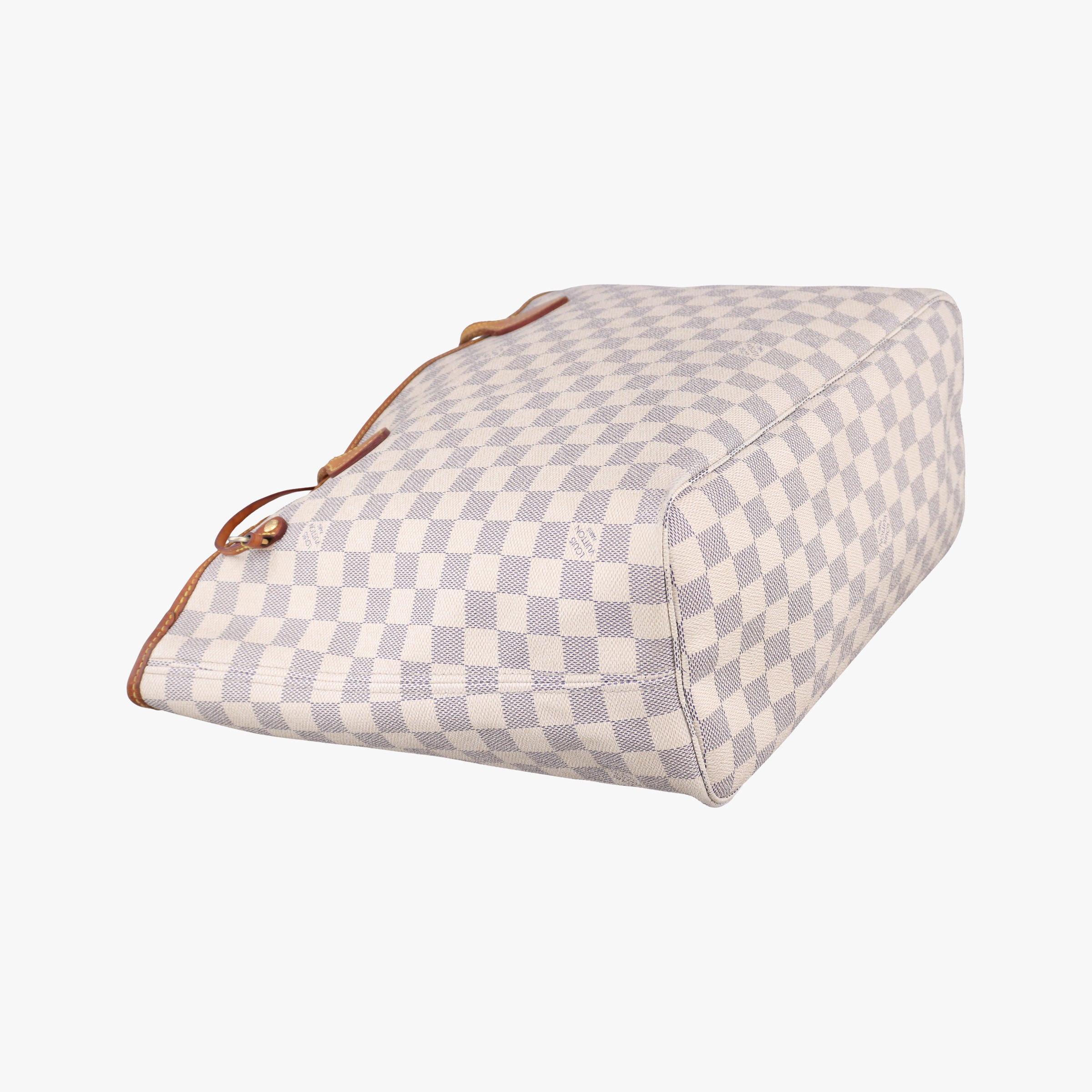 Pre-owned Louis Vuitton Neverfull MM Azur Damier Canvas N51107 handbag | stylenewstar