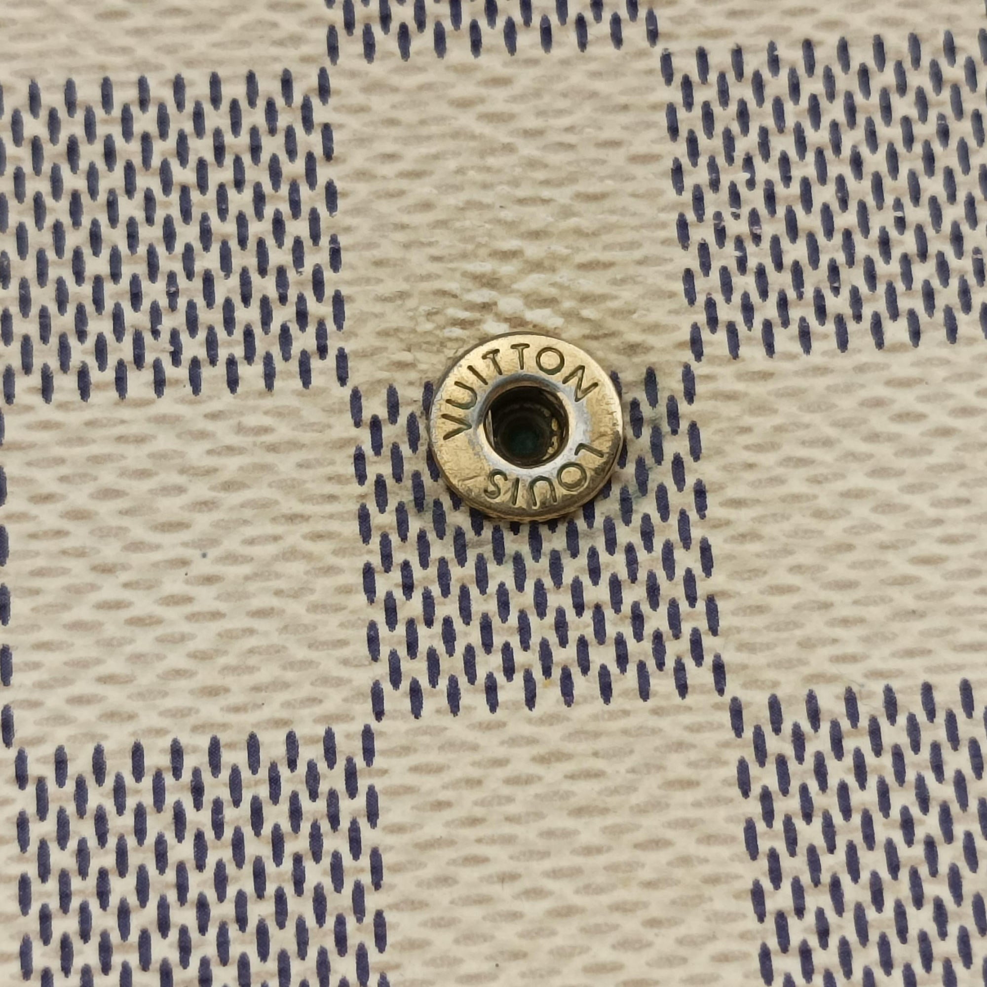 Vintage Louis Vuitton Pochette FeLICIE Azur Damier Canvas N63106 shoulderbag | stylenewstar