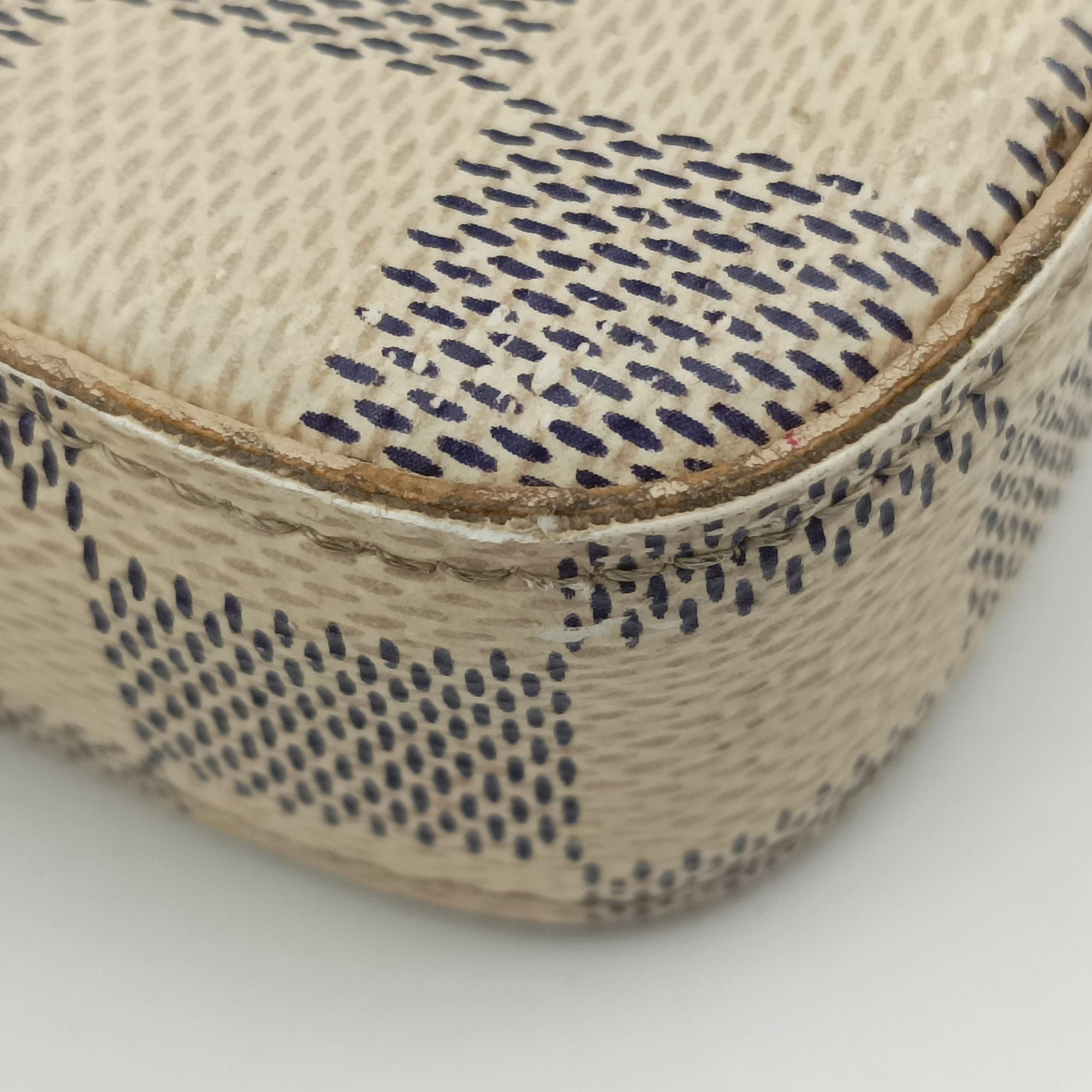Vintage Louis Vuitton Pochette FeLICIE Azur Damier Canvas N63106 shoulderbag | stylenewstar