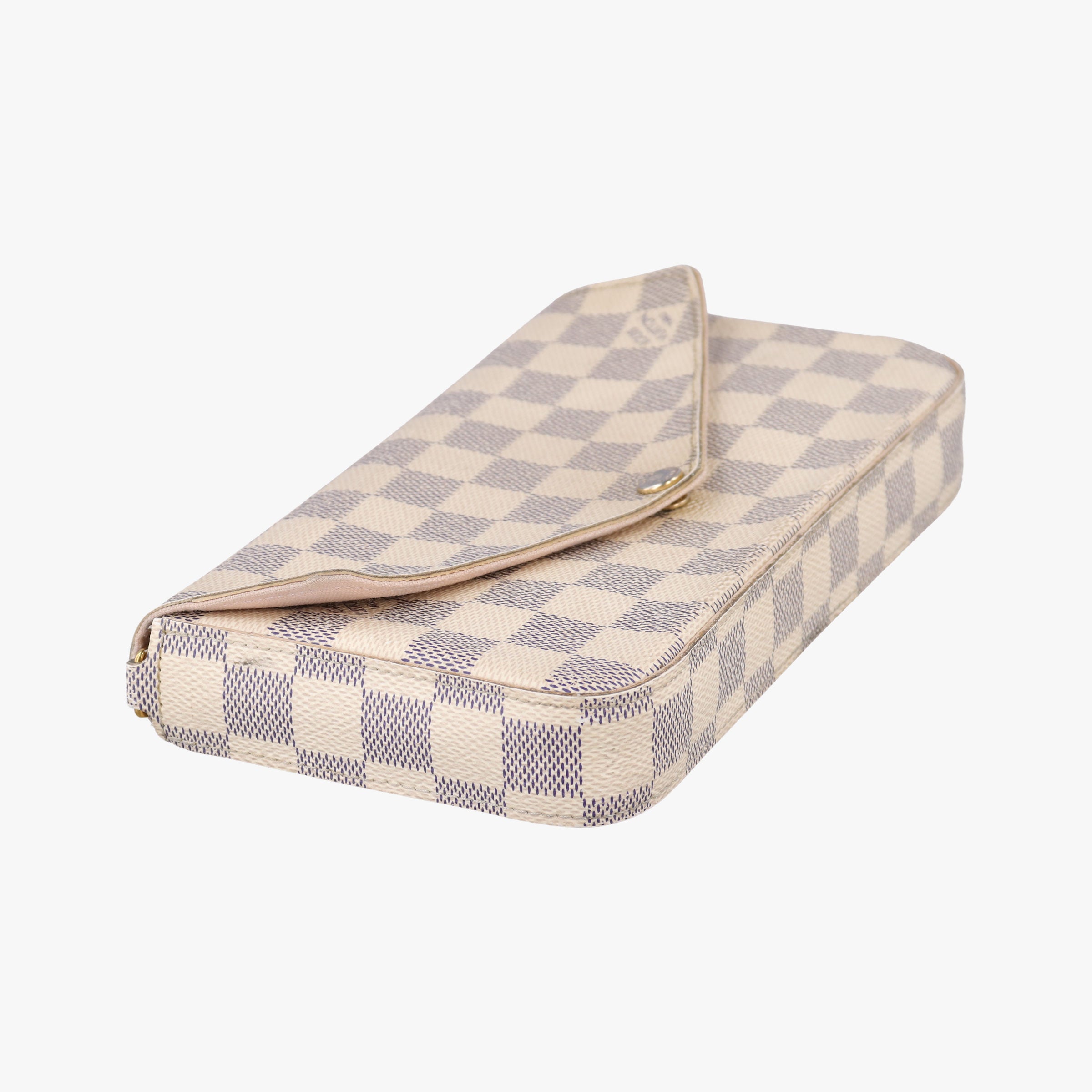 Vintage Louis Vuitton Pochette FeLICIE Azur Damier Canvas N63106 shoulderbag | stylenewstar