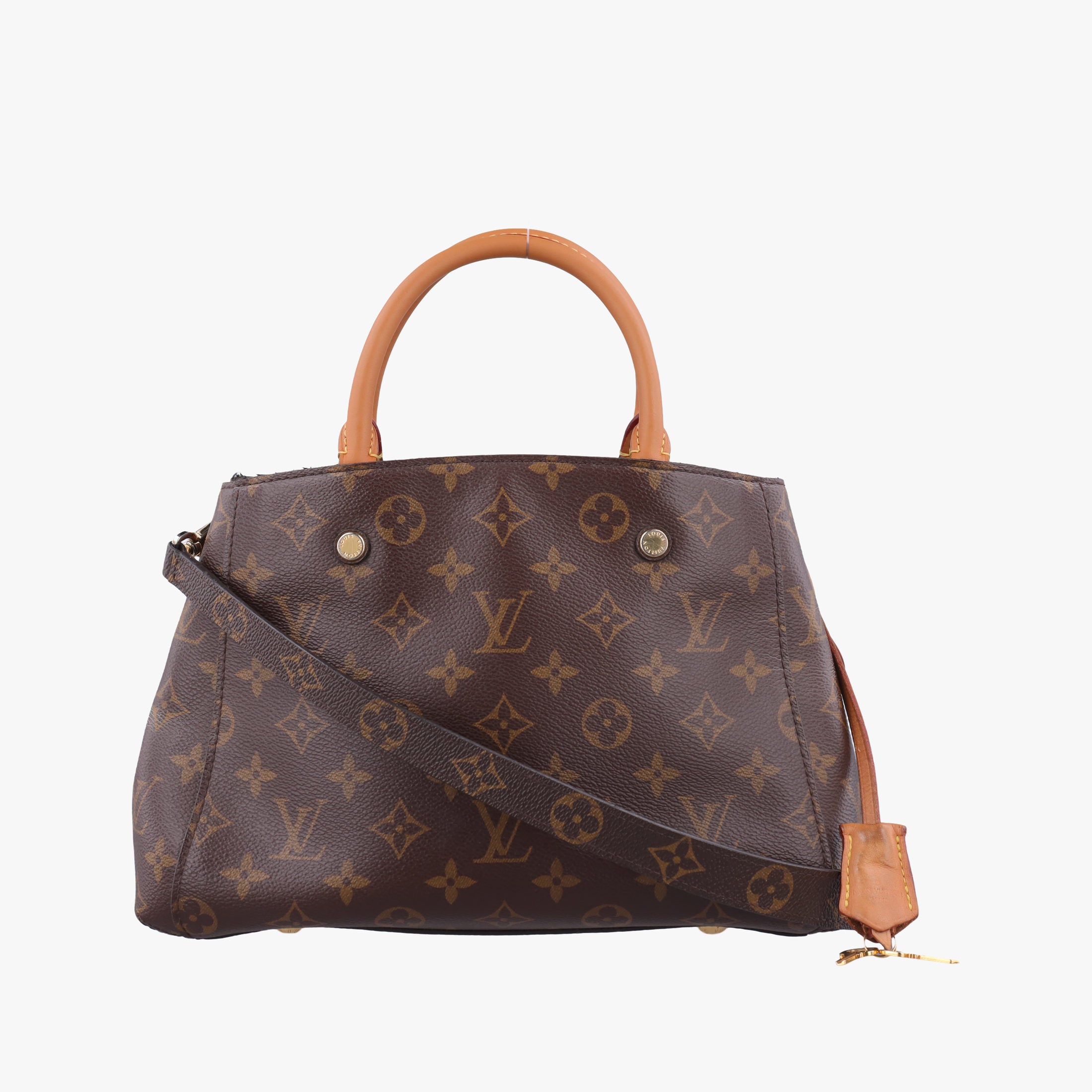 Pre-owned Louis Vuitton Montaigne BB BROWN Monogram Canvas M41055 shoulderbag | stylenewstar