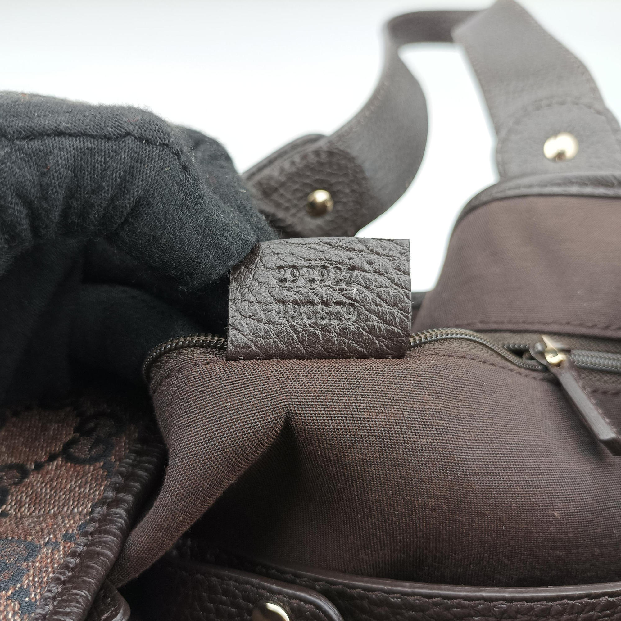 Pre-owned Gucci Pelham Hobo Brown canvas×leather 292927 shoulderbag | stylenewstar