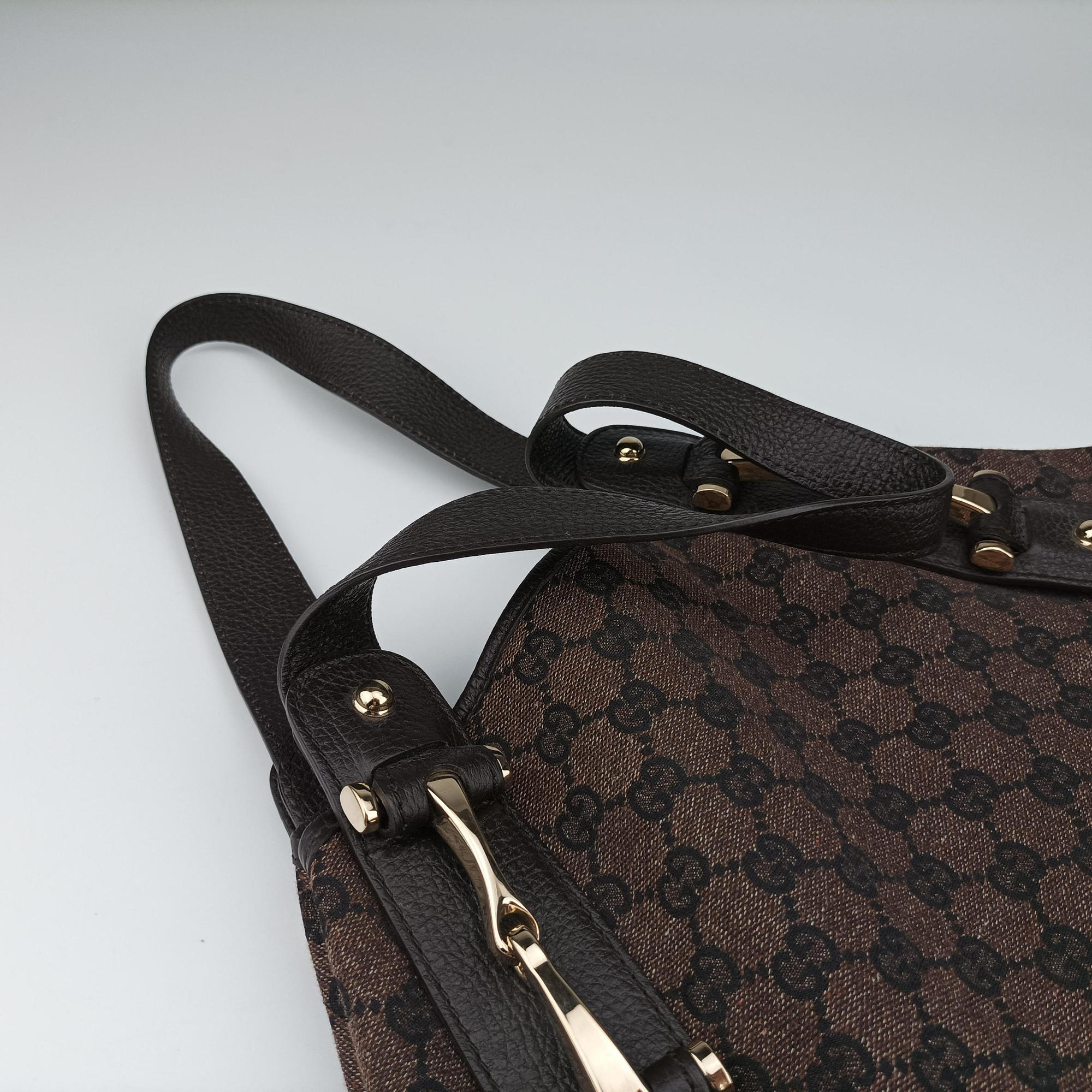 Pre-owned Gucci Pelham Hobo Brown canvas×leather 292927 shoulderbag | stylenewstar