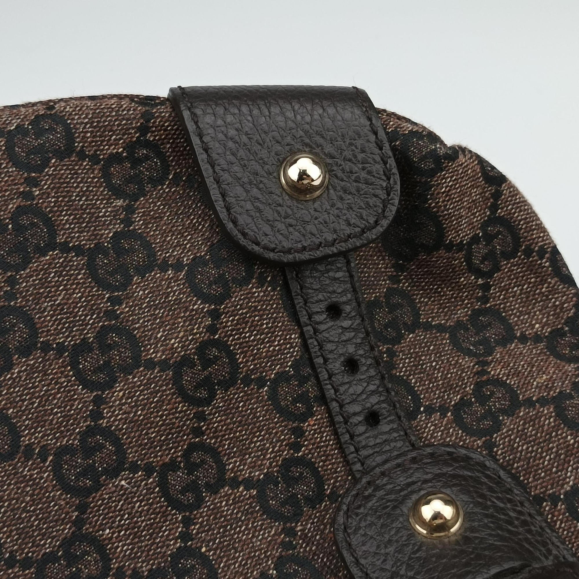 Pre-owned Gucci Pelham Hobo Brown canvas×leather 292927 shoulderbag | stylenewstar