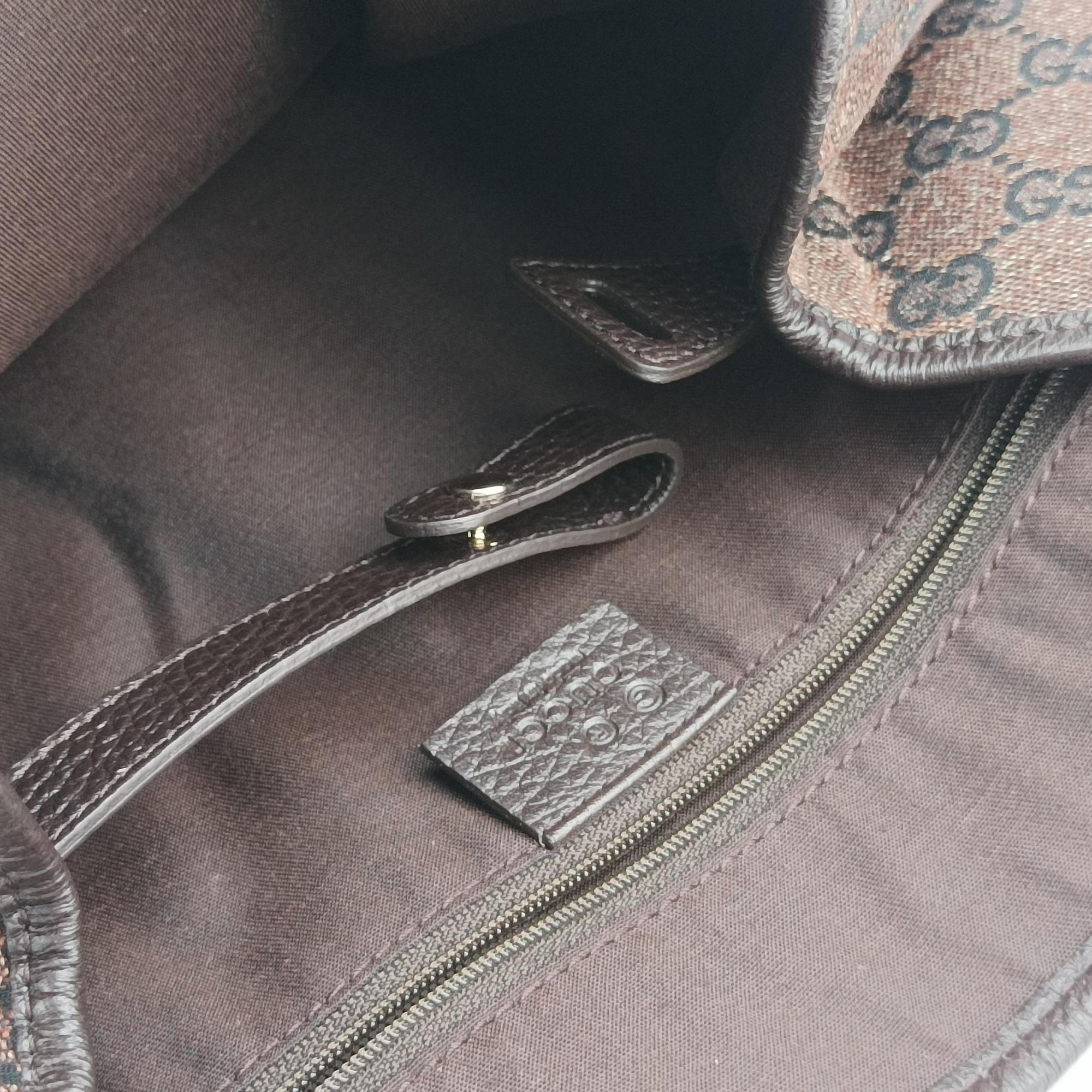 Pre-owned Gucci Pelham Hobo Brown canvas×leather 292927 shoulderbag | stylenewstar