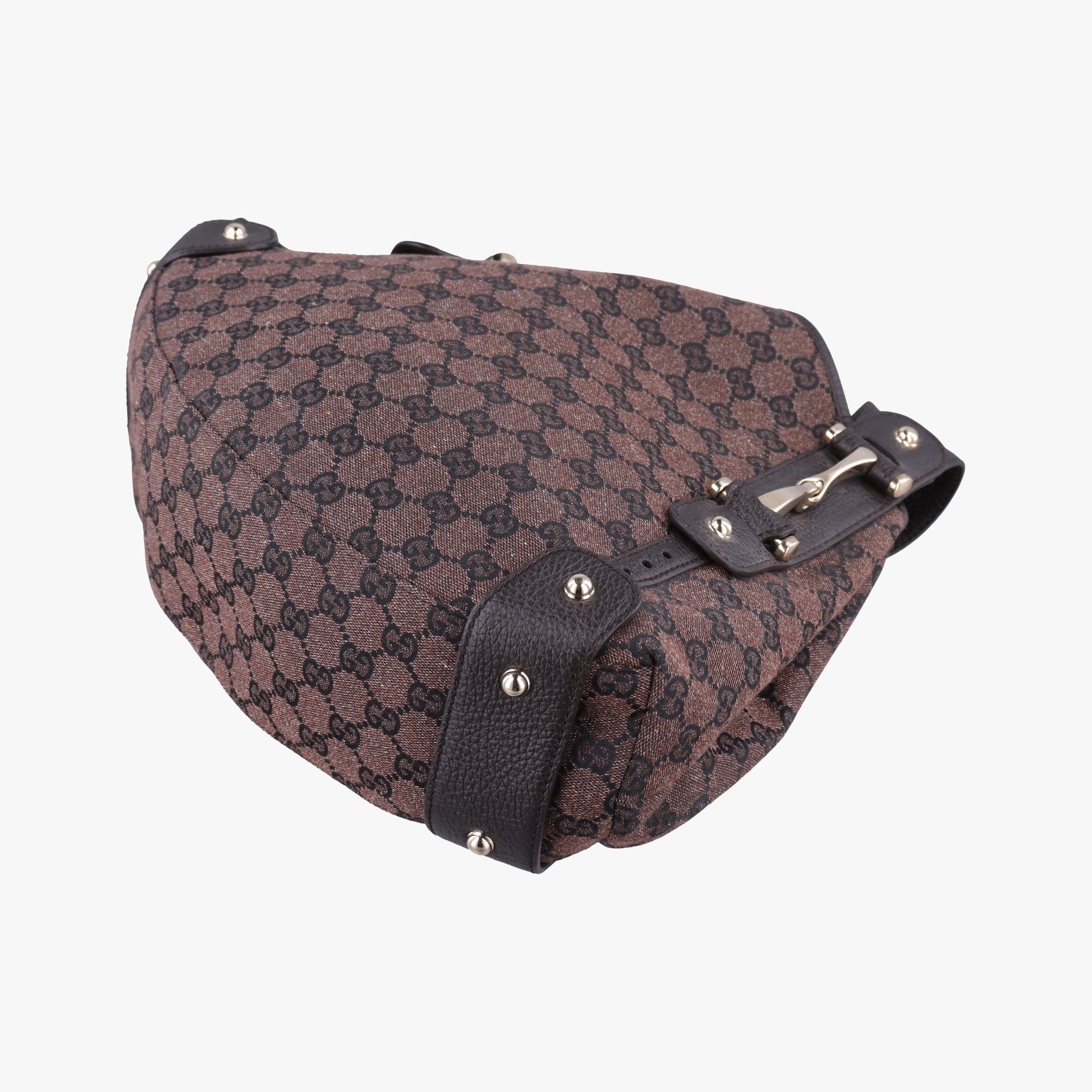 Pre-owned Gucci Pelham Hobo Brown canvas×leather 292927 shoulderbag | stylenewstar